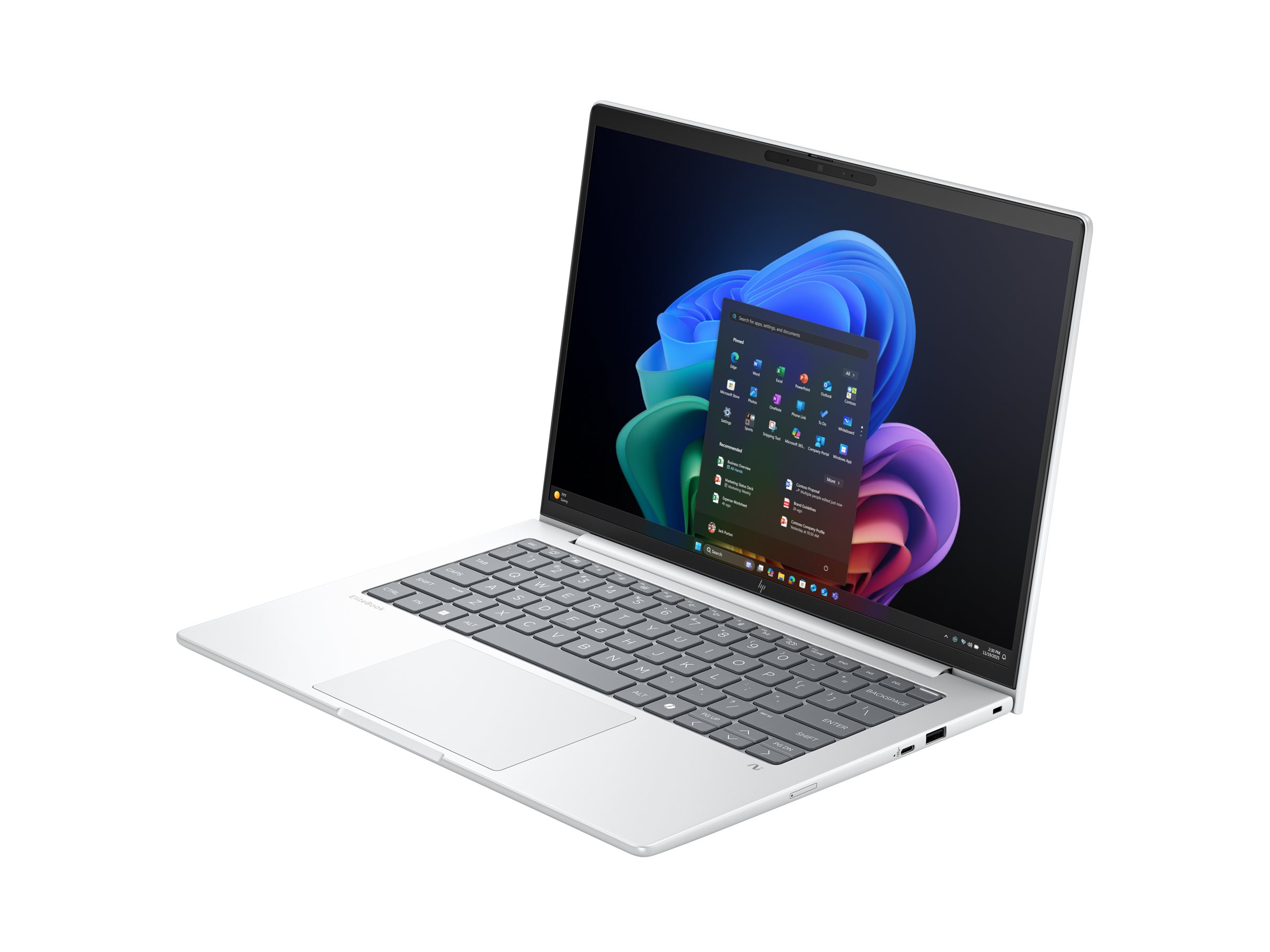 HP EliteBook 8 G1a Notebook Next Gen AI - 169-Grad Drehgelenkdesign - AMD Ryzen AI 7 350 / 2 GHz - Win 11 Pro - Radeon 860M - 64 GB RAM - 1 TB SSD NVMe - 35.6 cm (14")