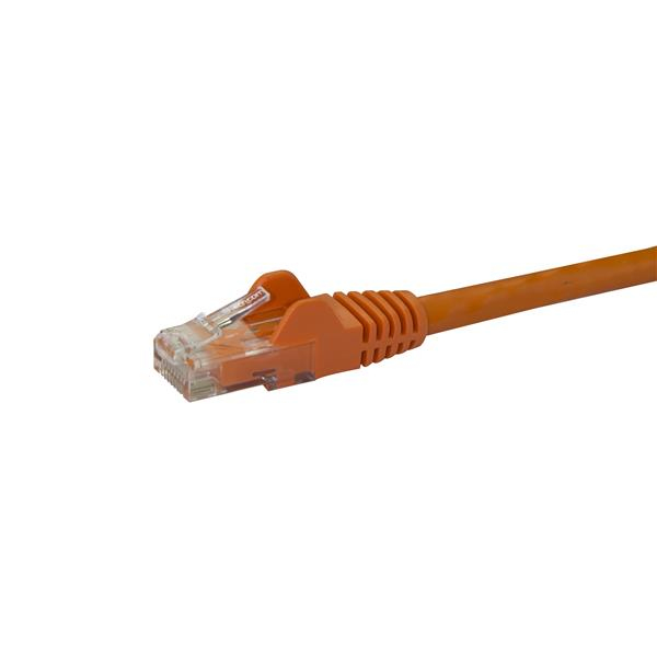 StarTech.com Cat6 Snagless RJ45 Netzwerkkabel - 10m - Orange - Cat 6 Ethernet UTP Kabel 10 Meter - Patch-Kabel - RJ-45, Ansicht 4