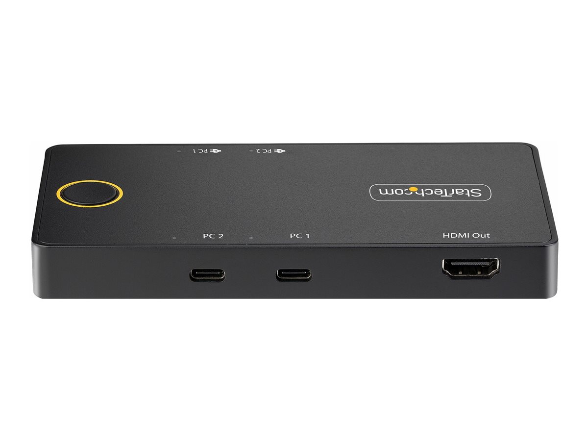 StarTech.com 2-Port USB-C KVM-Switch, 4K 60Hz