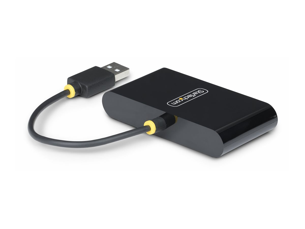 StarTech.com 4-Port USB 2.0 Hub, USB Bus Powered, Small Travel Mini USB Hub, USB 2.0 Splitter, Multi-Port Portable Hub, Ansicht 4