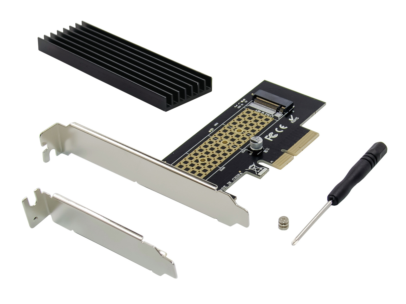 Conceptronic EMRICK M.2-NVMe-SSD-PCIe-Adapter - PCIe - M.2 - PCIe 3.0 - China - Windows 10 - Windows 10 Education, Ansicht 4