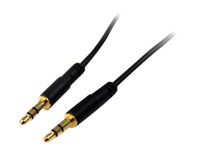 StarTech.com MU10MMS 35 mm Aux-Kabel (3m schlank StSt Audiokabel Kopfhörerkabel  35mm Klinkenkabel)