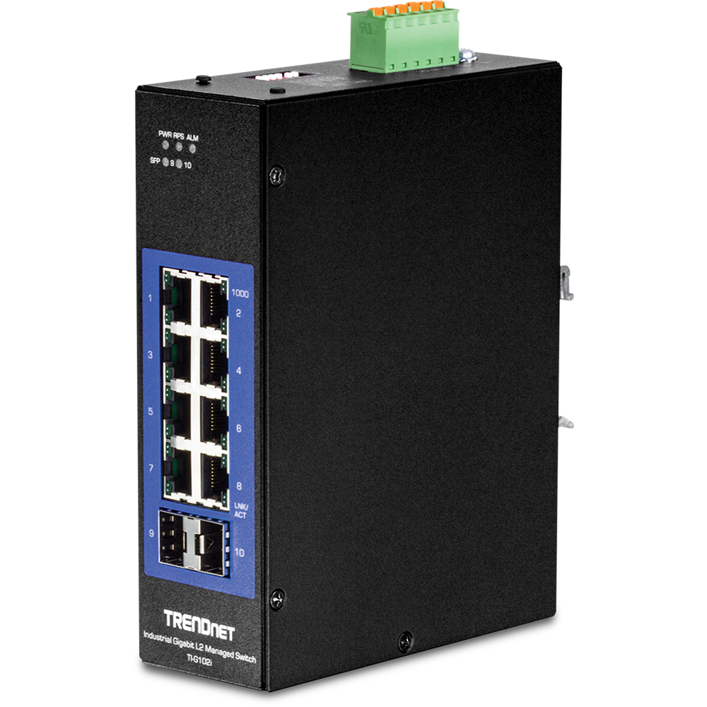 TRENDnet TI-G102i - Industrial - Switch - managed, Ansicht 2