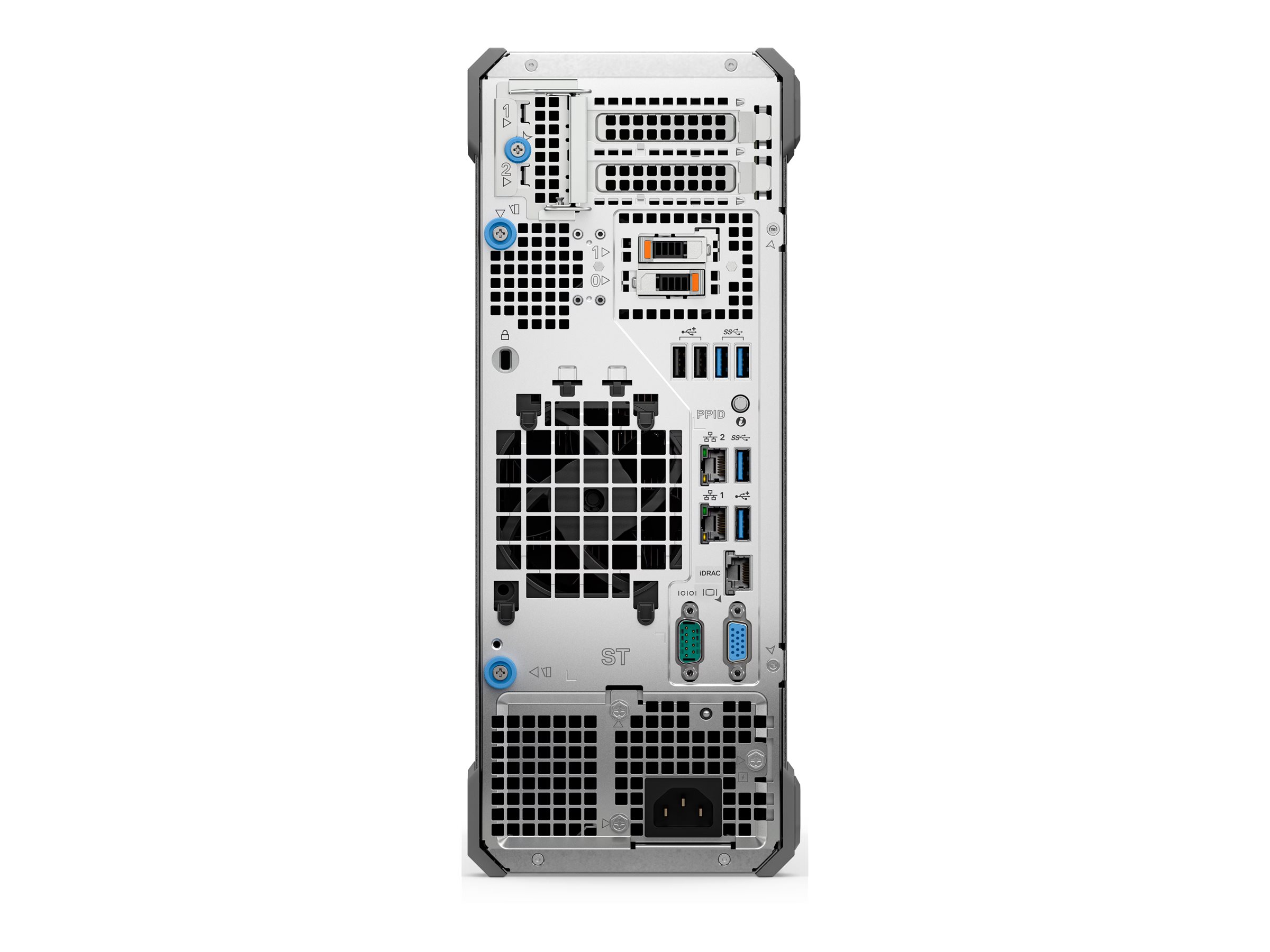 Dell PowerEdge T160 - Server - Compact Tower - 1-Weg - 1 x Xeon 6325P - RAM 32 GB - SSD 480 GB - 1GbE - Schwarz, Ansicht 2