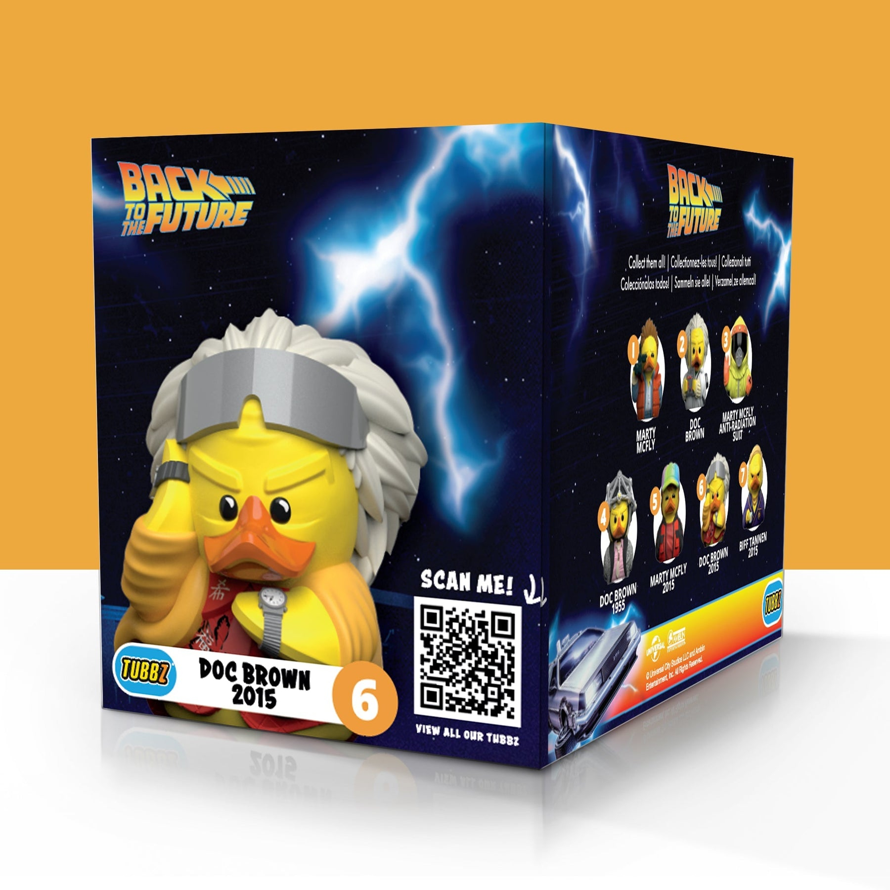 TUBBZ Sammelente - Back to the Future Doc Brown in Box 9cm, Ansicht 2