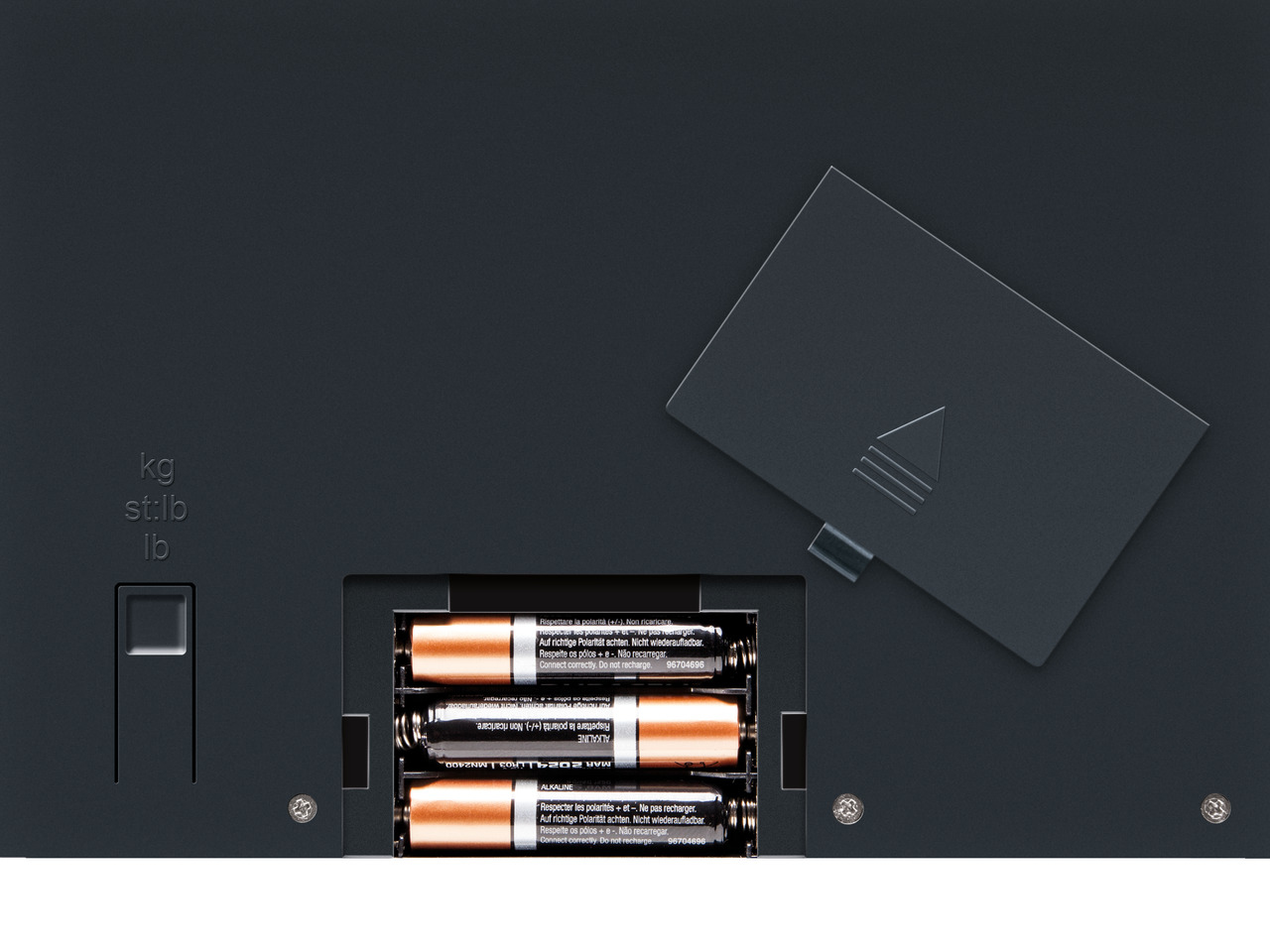 Soehnle Style Sense Safe 300 - Elektronische Personenwaage - 180 kg - 100 g - Edelstahl - kg - lb - ST - Rechteck, Ansicht 4