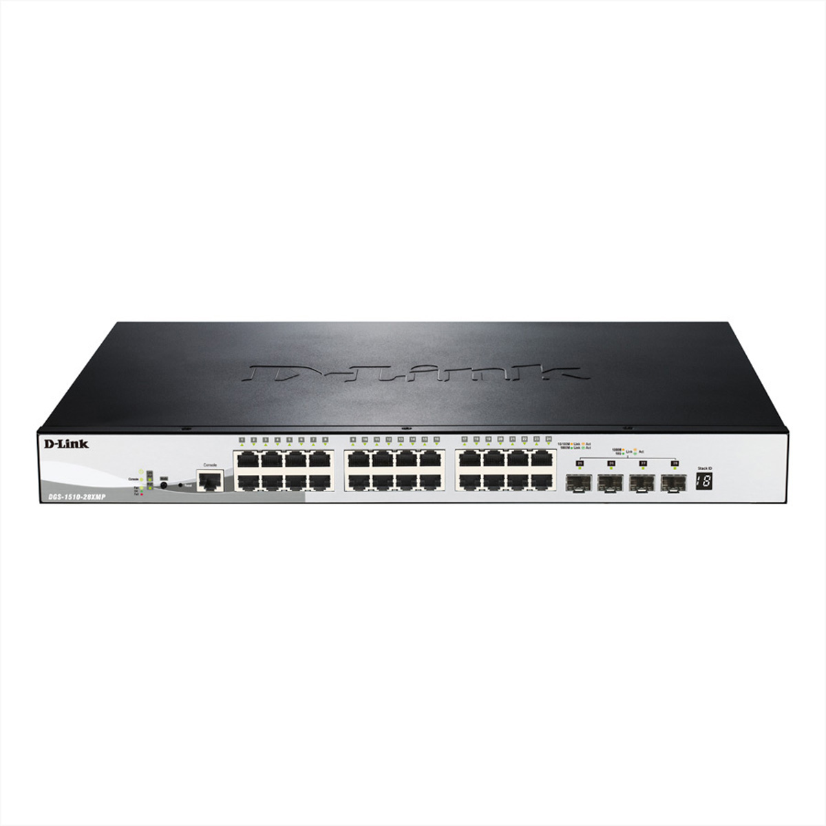 D-Link Switch DGS-1510-28XMP E DGS151028XMP DGS-1510-28XMP/E - Switch - Glasfaser (LWL)