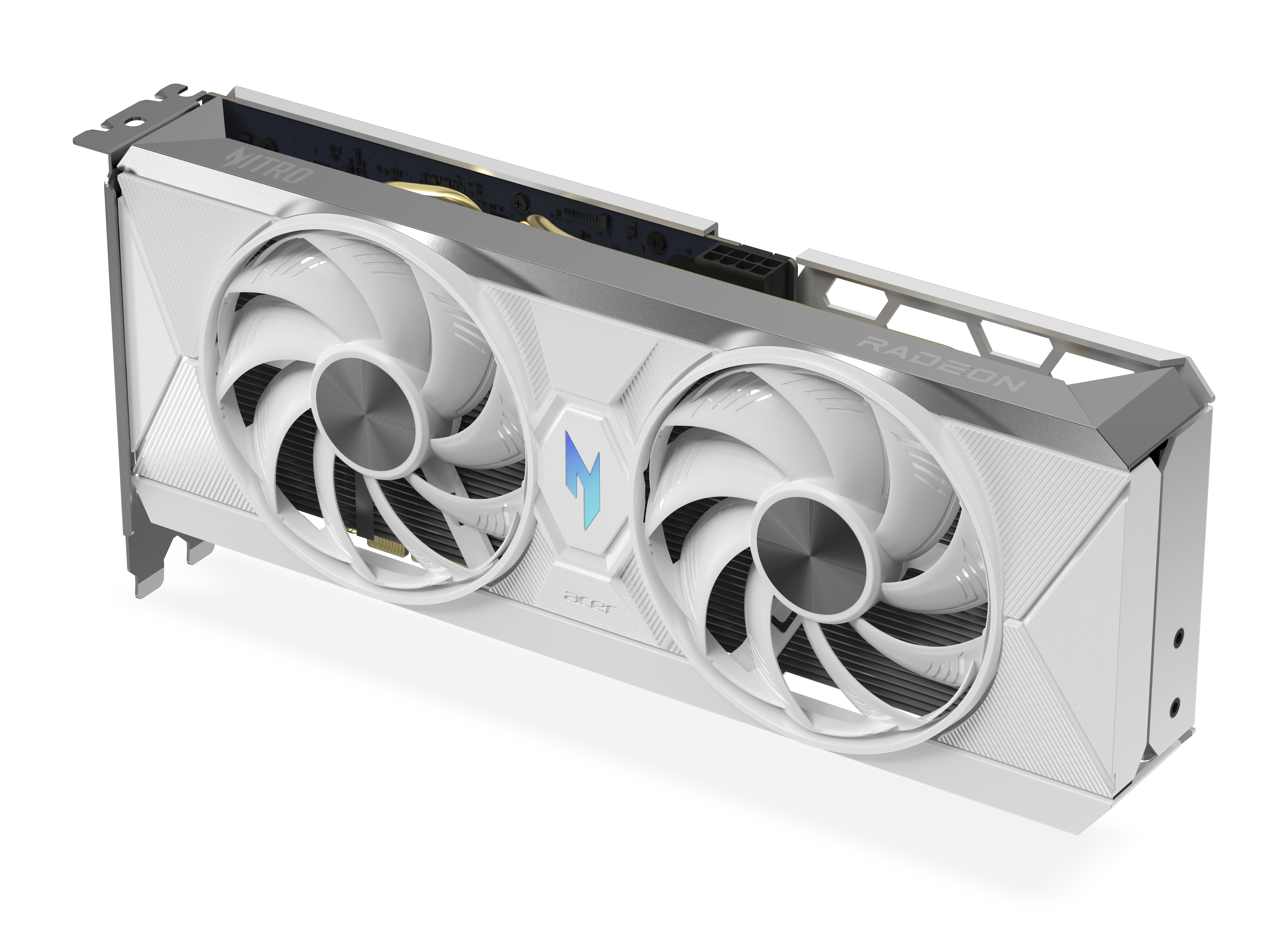 Acer Nitro AMD RX9060 XT OC 8GB WHITE (DP.Z4UWW.P02) - 8.192 MB, Ansicht 3