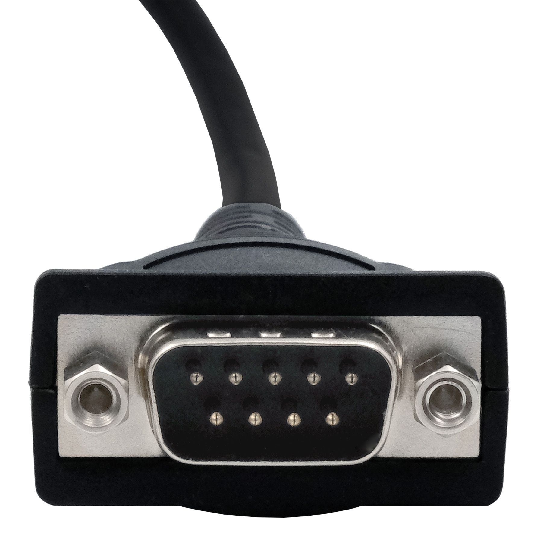 Exsys EX-23001 - Schwarz - 0,5 m - DB-9 - Männlich - Männlich - Gerade, Ansicht 2