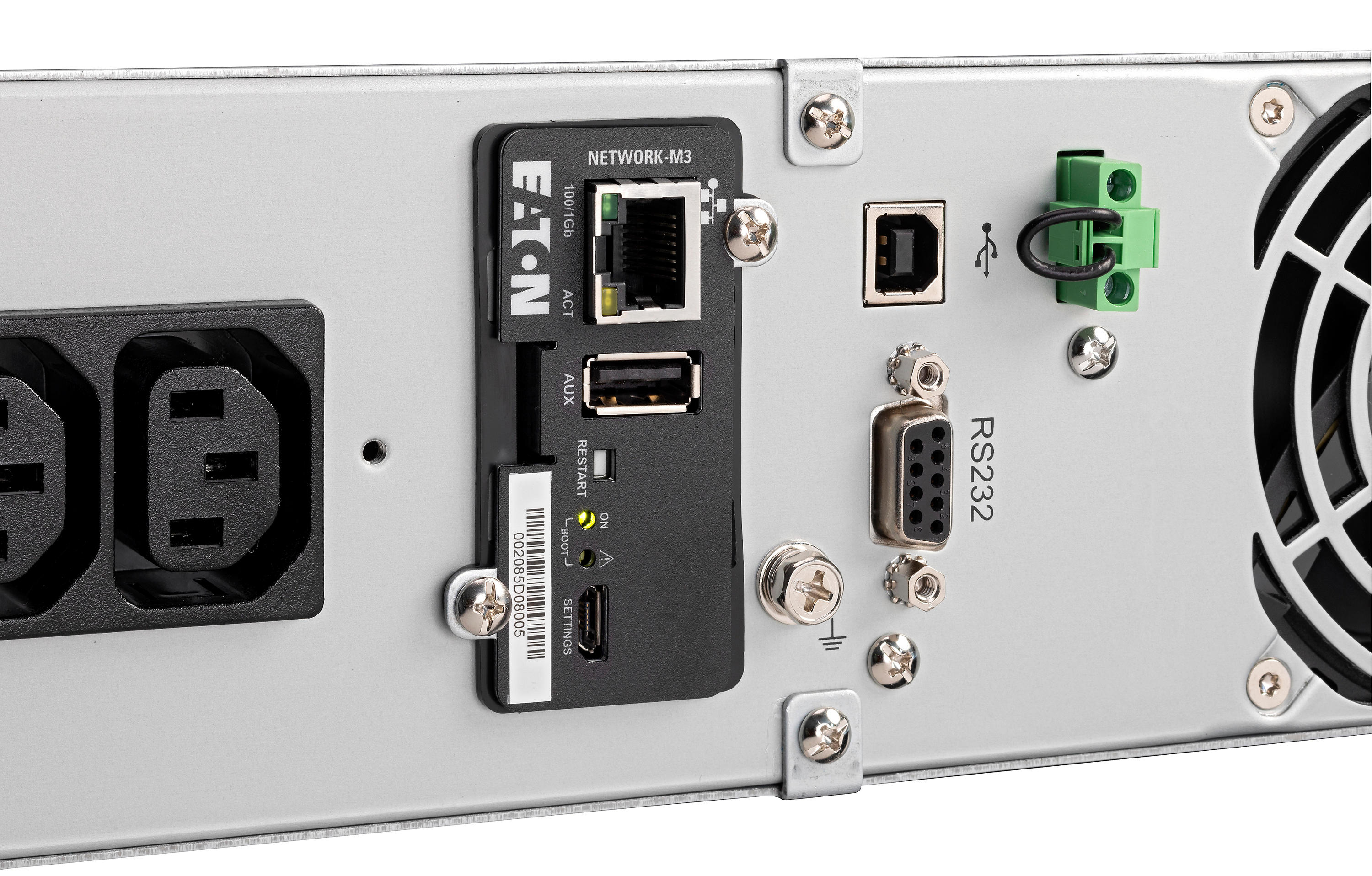 Eaton 9E - USV (in Rack montierbar/extern) - Wechselstrom 200/220/230/240 V - 1800 Watt - 2000 VA - 1-phasig, Ansicht 4