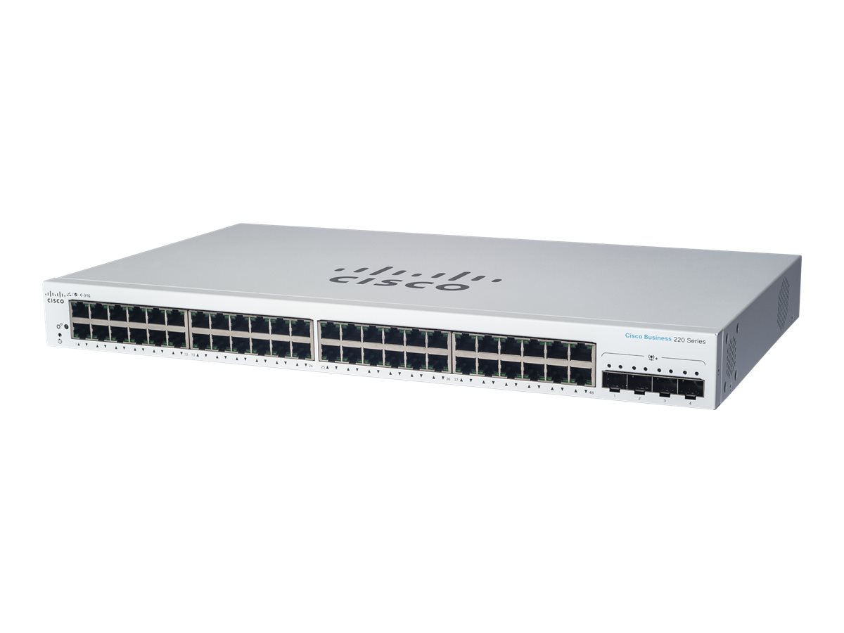 CISCO CBS220 SMART 48-PORT GE FULL (CBS220-48FP-4X-EU)