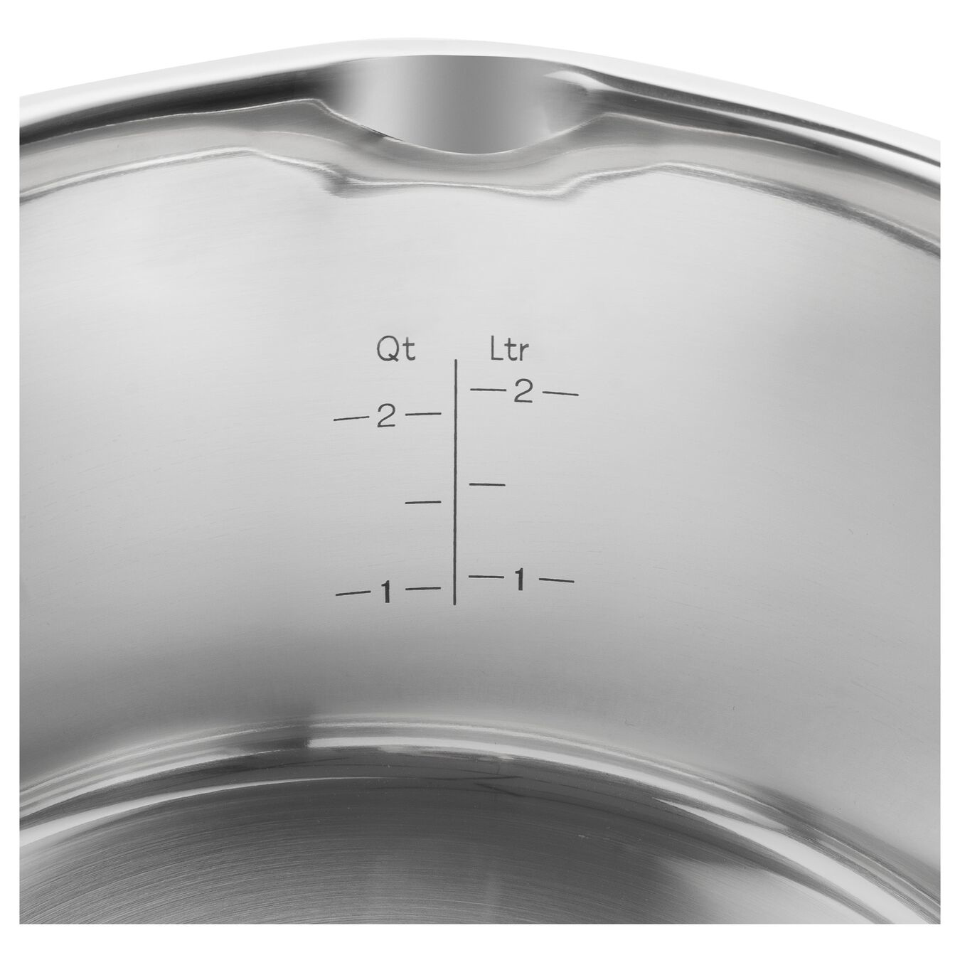 Zwilling TrueFlow - Rund - Silber - Edelstahl - Silber - Edelstahl - Keramik - Gas - Halogen - Induktion, Ansicht 2