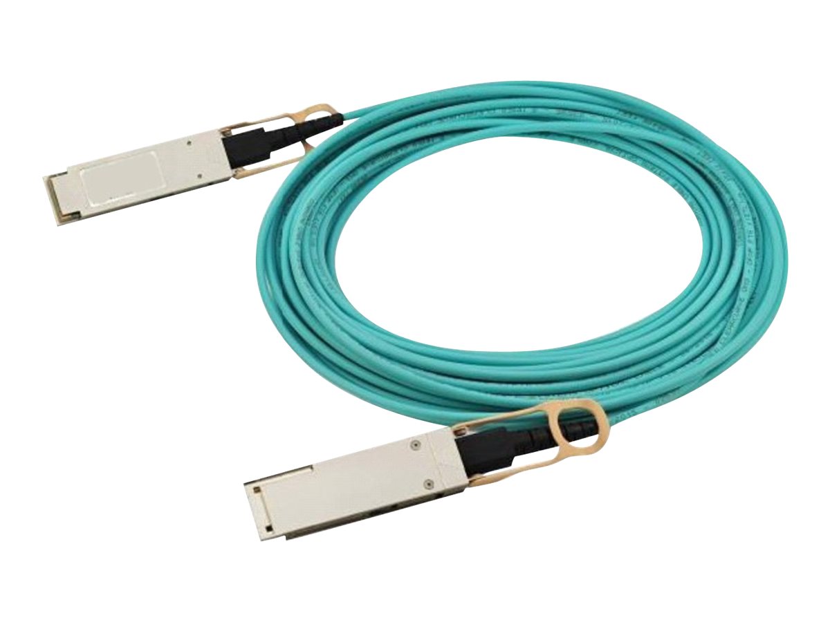 HPE Aruba Networking JL856A InfiniBand/Glasfaserkabel 2 m QSFP28 Türkis (JL856A)