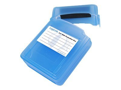 LogiLink HDD Schutz-Box für 2x 6.3cm (2,5 Zoll) blau wasseresist