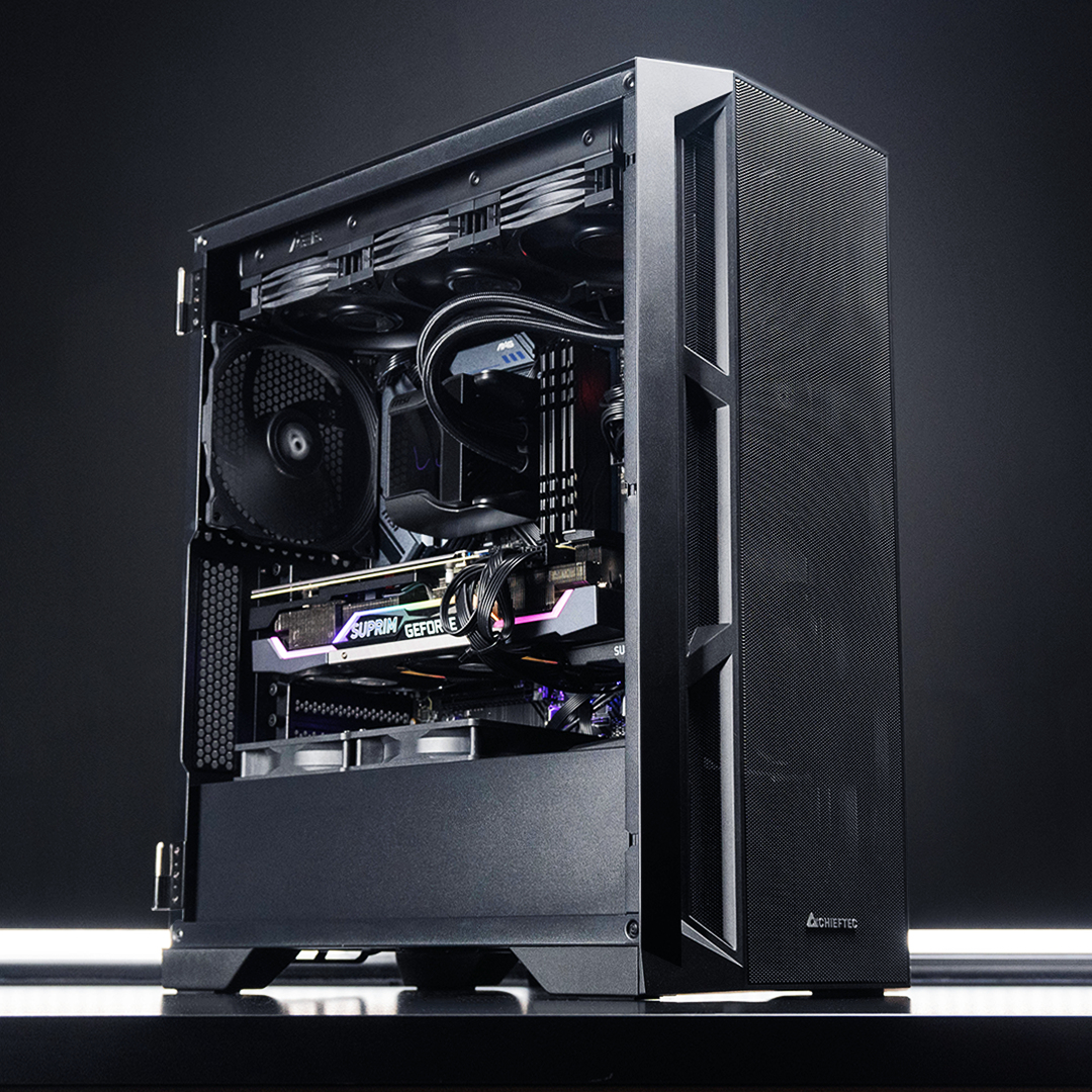 Chieftec Gamer Series APEX AIR - Tower - ATX - Seitenteil mit Fenster (gehärtetes Glas), Ansicht 3