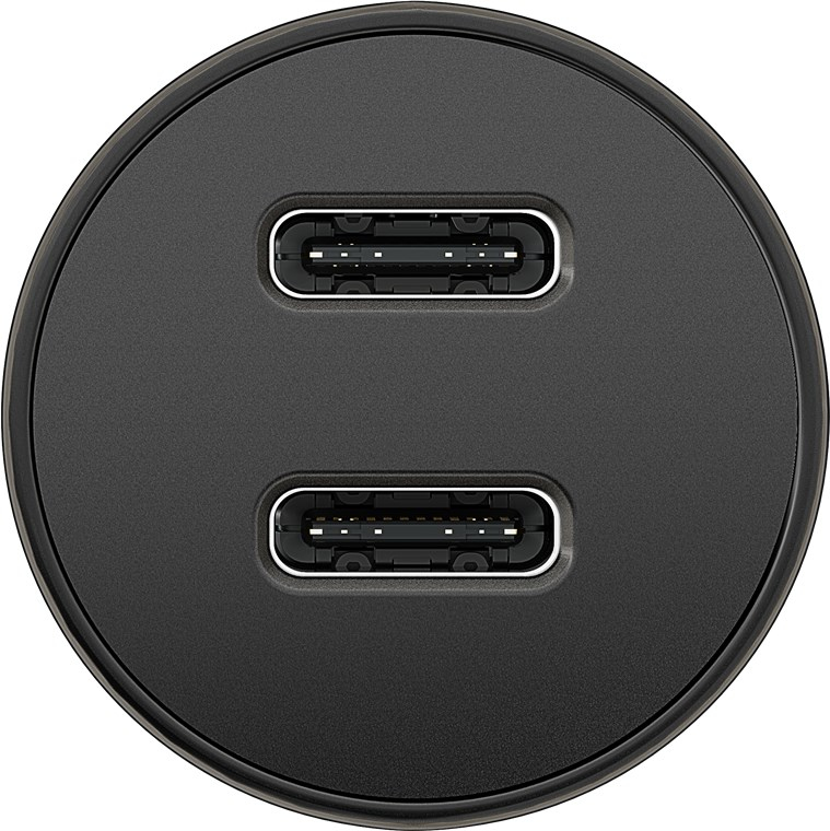 Goobay Dual-USB-C PD Auto Fast Charger Power Delivery black - 30W 12/24V suitable for, Ansicht 2