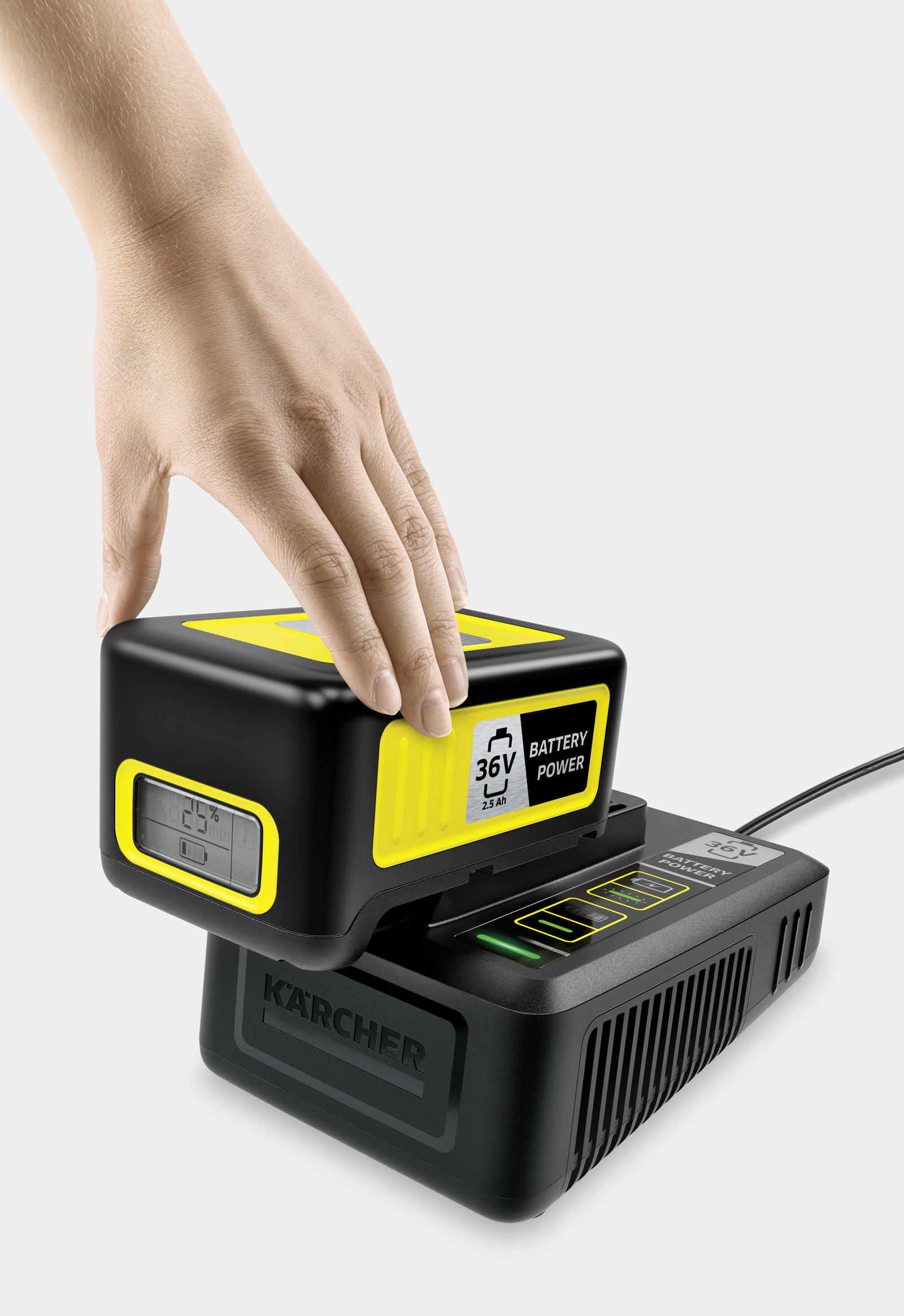 Kärcher Batterieladegerät + Batterie - Li-Ion, Ansicht 2