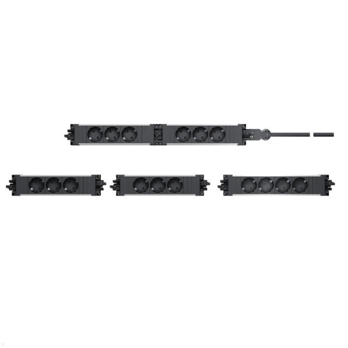 Bachmann Steckdosenleiste STEP BASE 4XCEE7/3 GST18, Ansicht 3