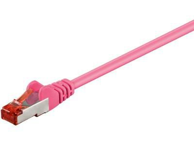 MicroConnect SSTP6005PI 0.5m Cat6 S/FTP (S-STP) Pink Netzwerkkabel, Ansicht 3