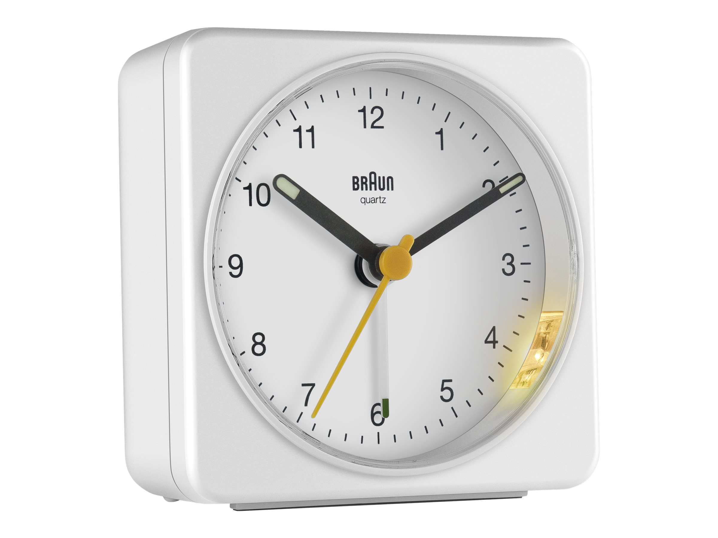 Braun BC03W - Wecker - viereckig - Quarz - Schreibtisch, Ansicht 4