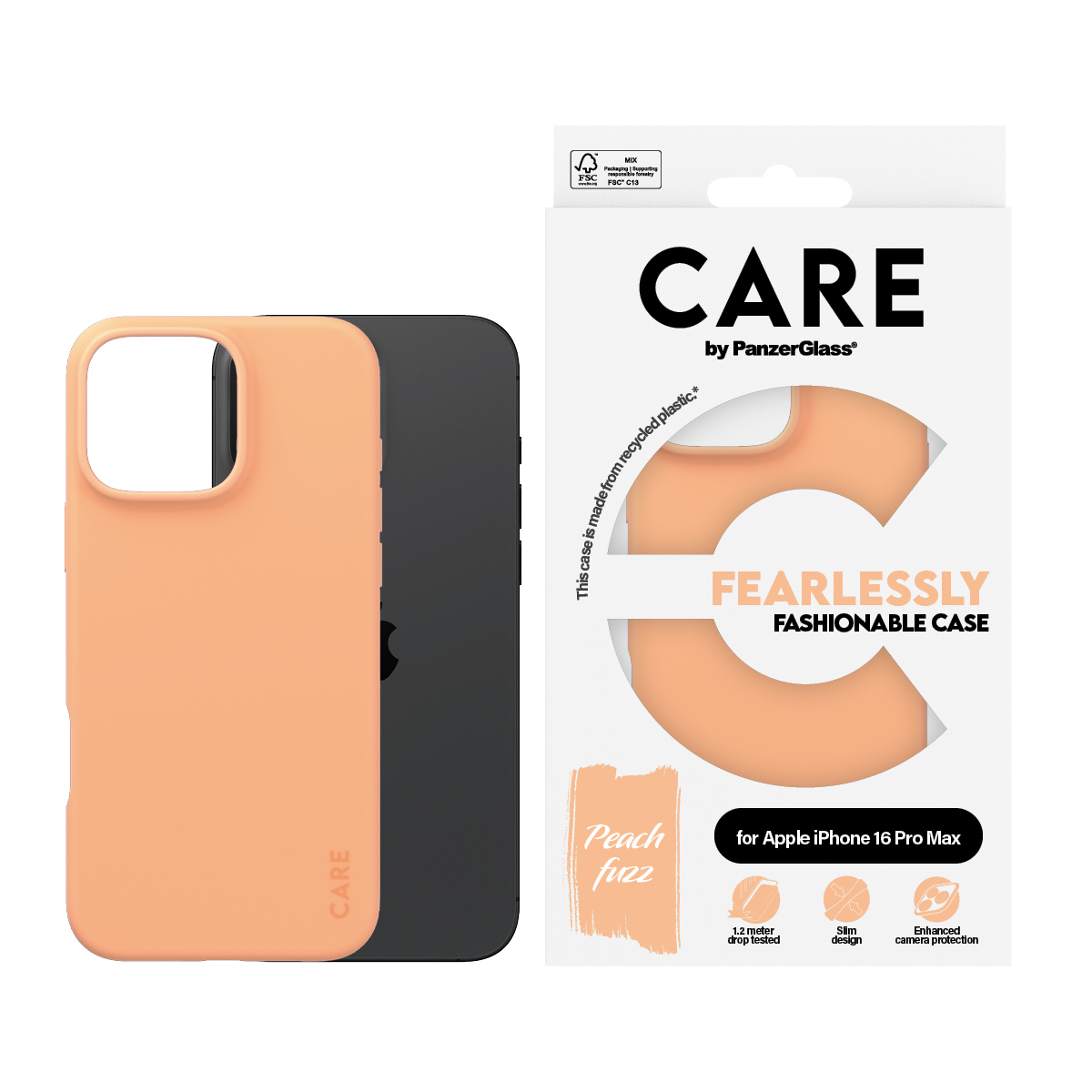 PanzerGlass CARE by PanzerGlass - Hintere Abdeckung für Mobiltelefon - Thermoplastisches Polyurethan (TPU), Ansicht 3