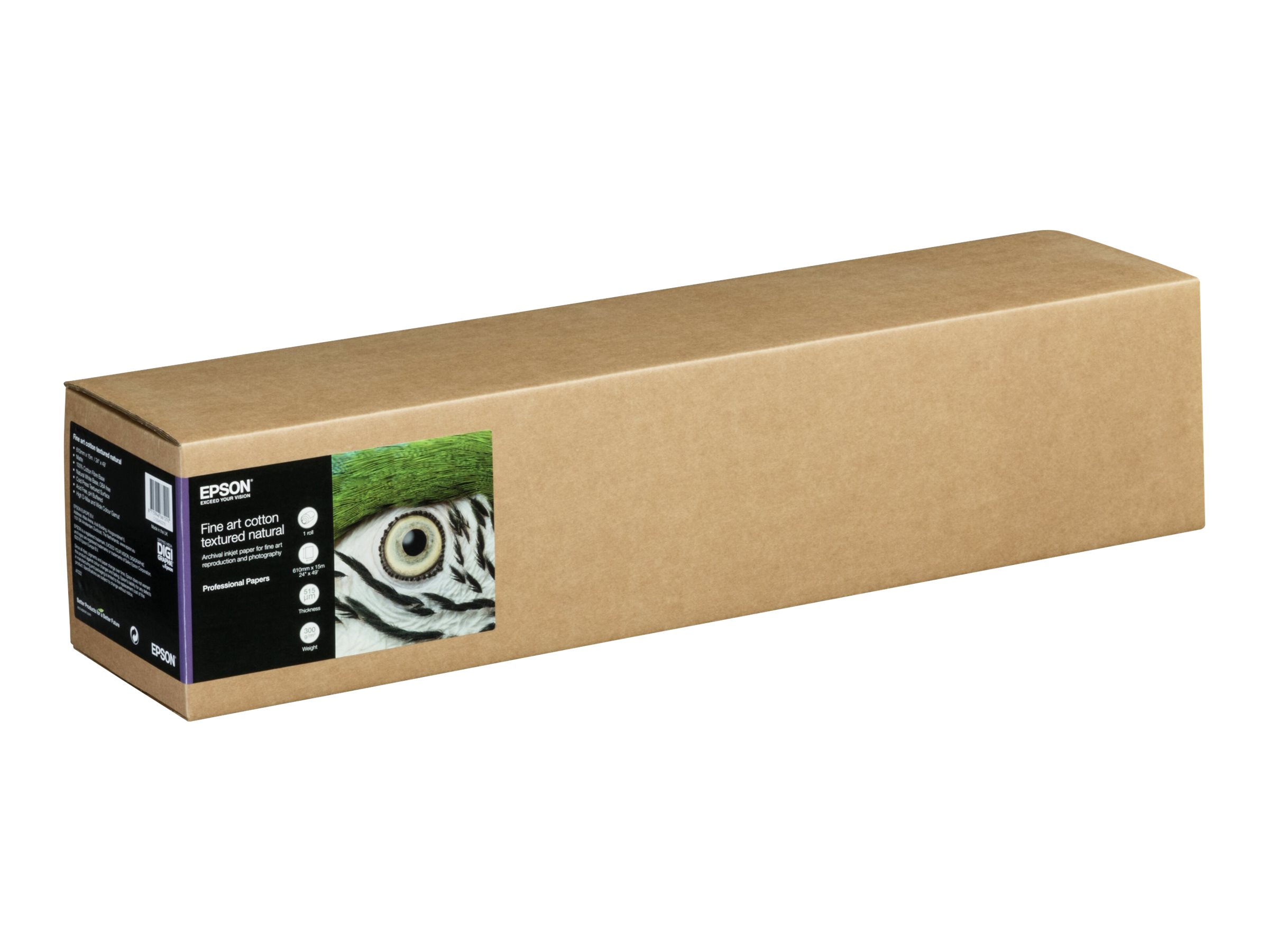 Epson Fine Art - Baumwolle - matt - 515 Mikron - Natürliche Struktur - Rolle (61 cm x 15 m)