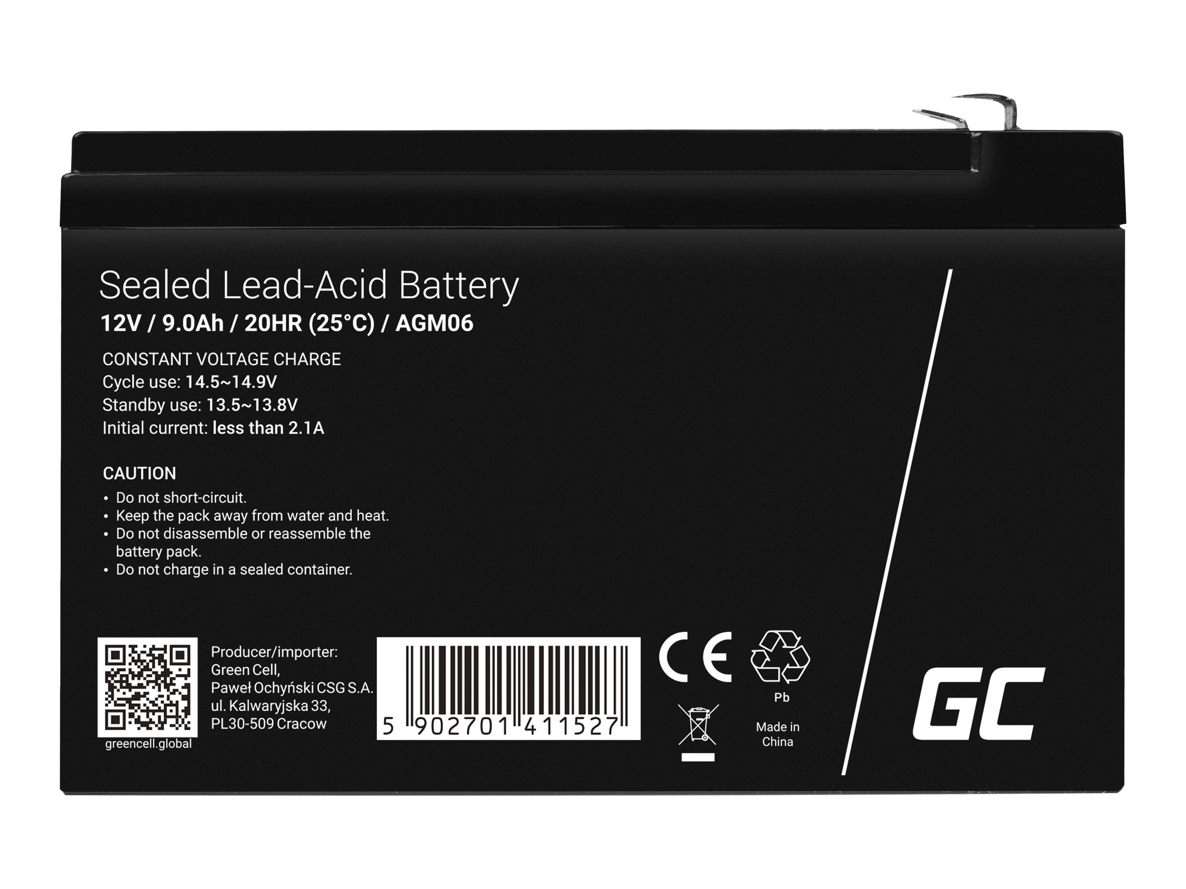 Green Cell USV-Akku - 1 x Batterie - Bleisäure, Ansicht 4