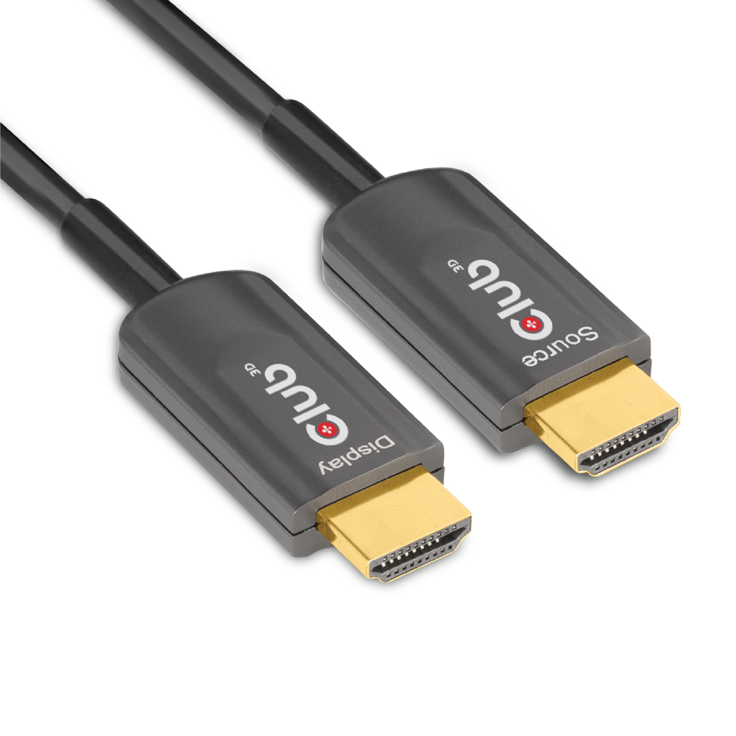 Club 3D Ultra High Speed - HDMI-Kabel - HDMI männlich zu HDMI männlich - 20 m - Hybrid Kupfer/Kohlefaser - 4K, Ansicht 2