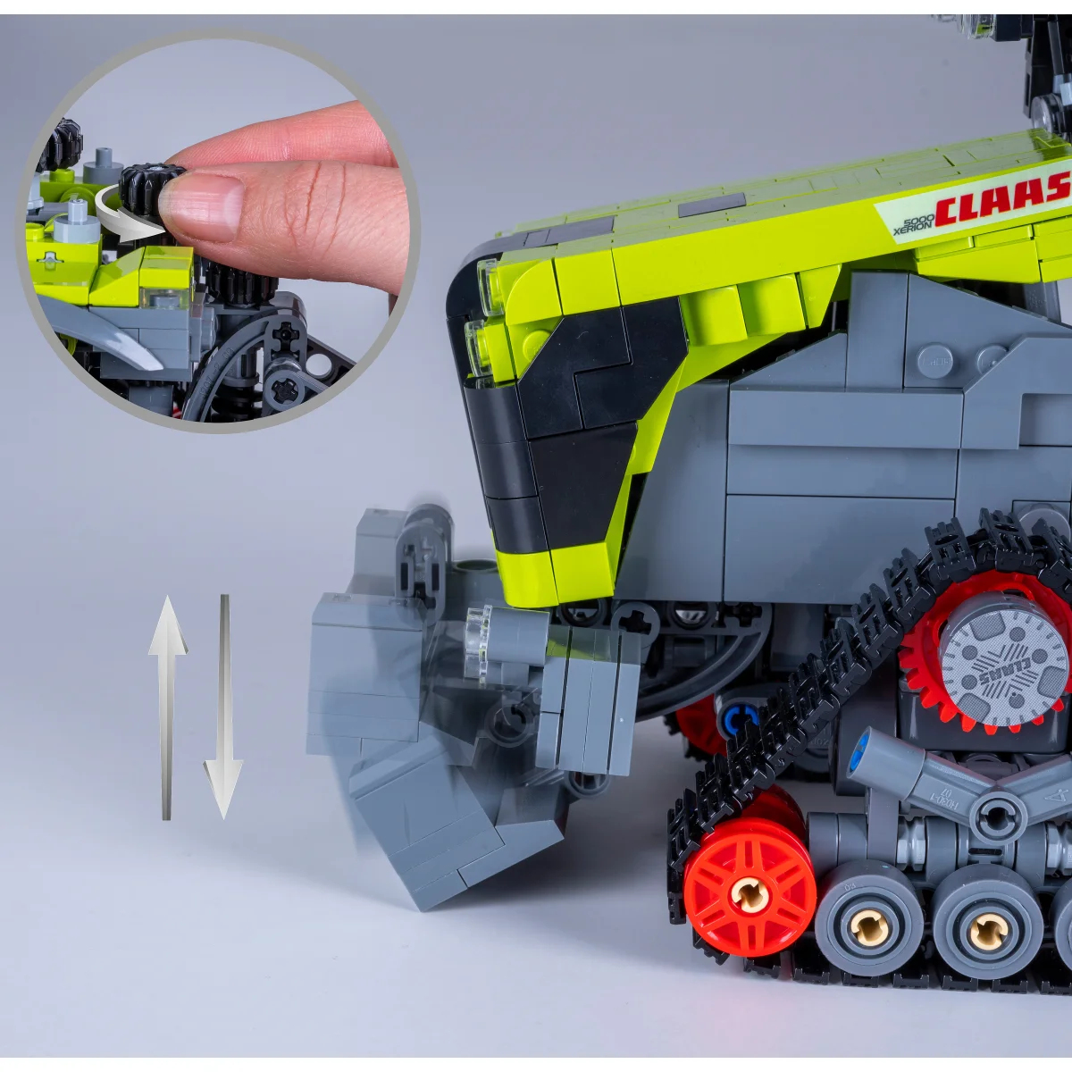 JAMARA CaDA Claas Xerion 1 32 Bricks gelb 8+, Ansicht 2