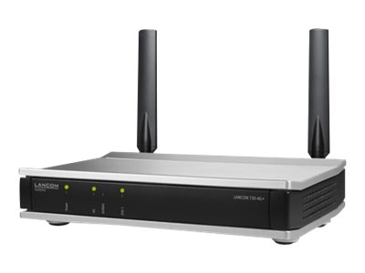 Router / LANCOM 730-4G+ (EU) LTE-Router mit bis zu 300 MBit/s LTE-Advanced Unterstützung (CAT.6), abwärtskomp. zu HSPA+, HSxPA, frei positionierbar dank 1x Gigabit Ethernet sowie PoE-Unterstützung (IEEE 802.3at), LTE Backup für LANCOM Netzwerke o...