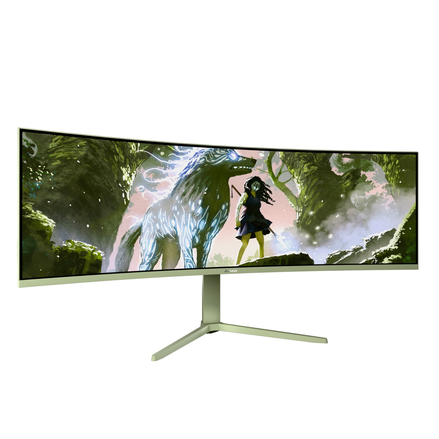 Arozzi TFT Nova curved waldgrün - Flachbildschirm (TFT/LCD) - 124,5 cm (49), Ansicht 2