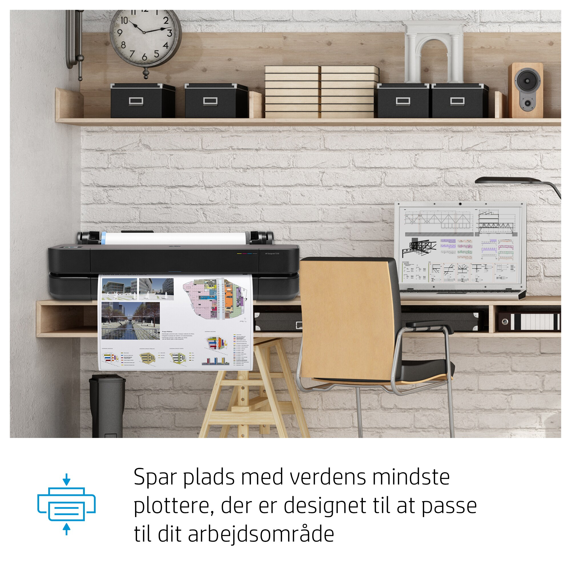 HP  Druckerständer - für DesignJet T210, T230, T250, T610 (24), Ansicht 4