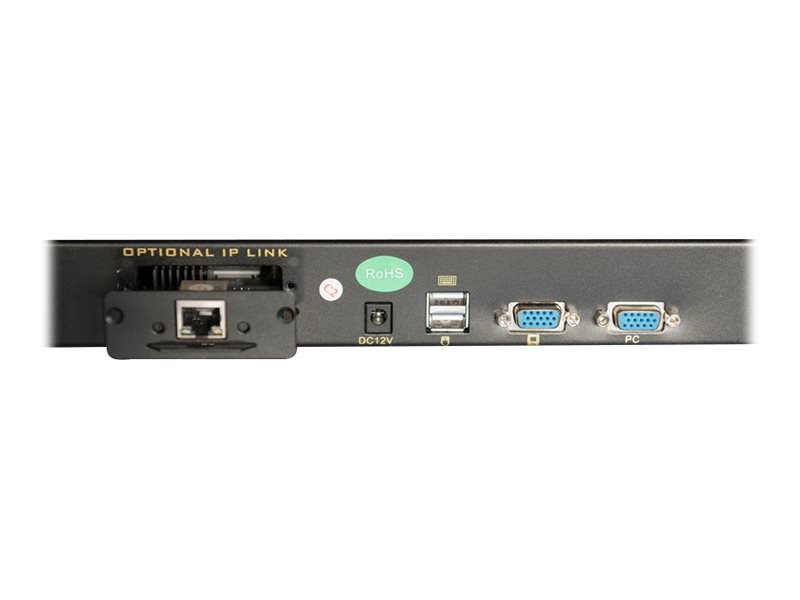 Digitus Professional DS-72210-4ES - KVM-Konsole mit KVM-Switch - 8 Anschlüsse - Spanisch - 43.2 cm (17") - Rack