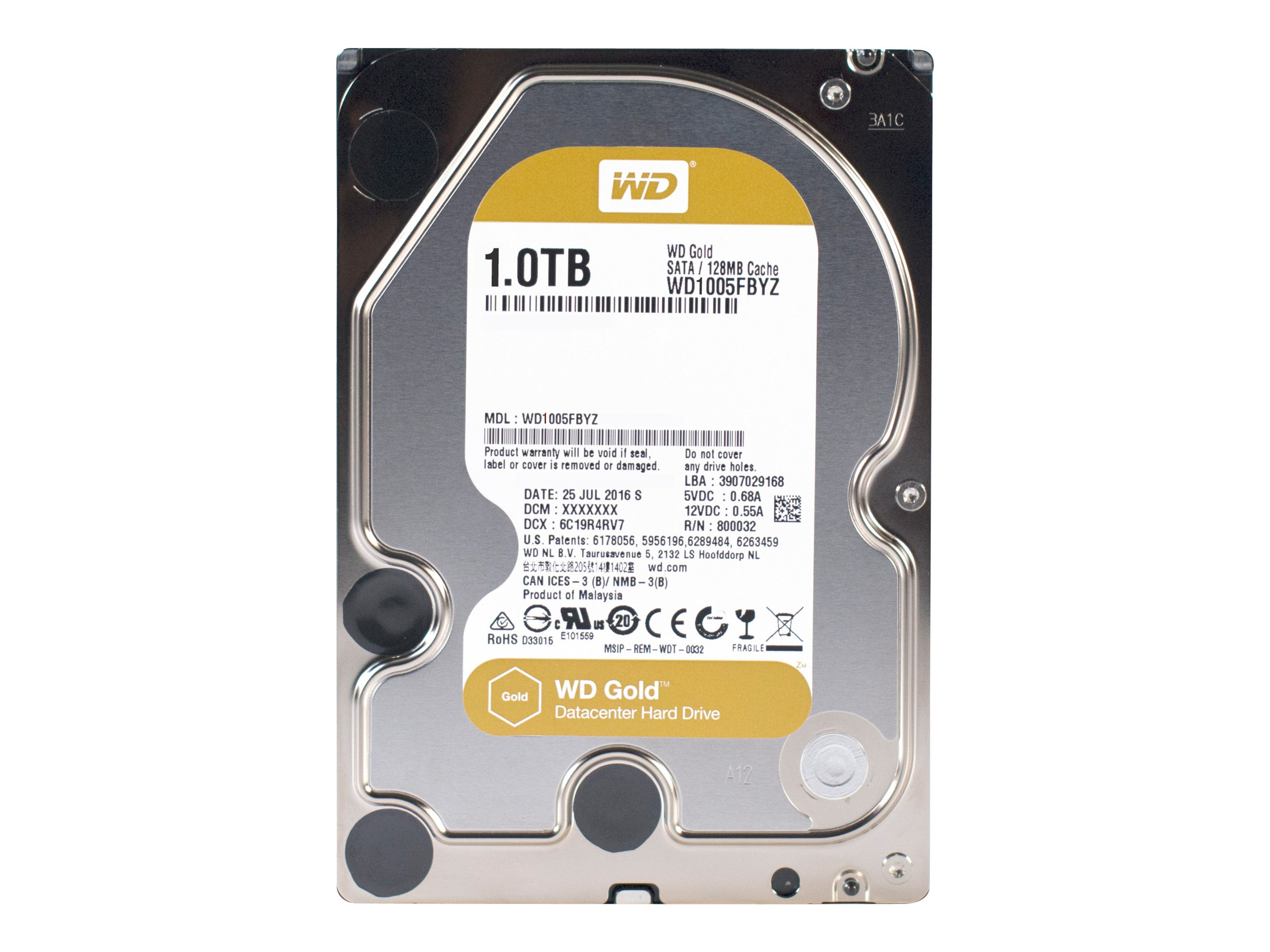 Жесткий диск western digital wd gold 1 tb wd1005fbyz обзор