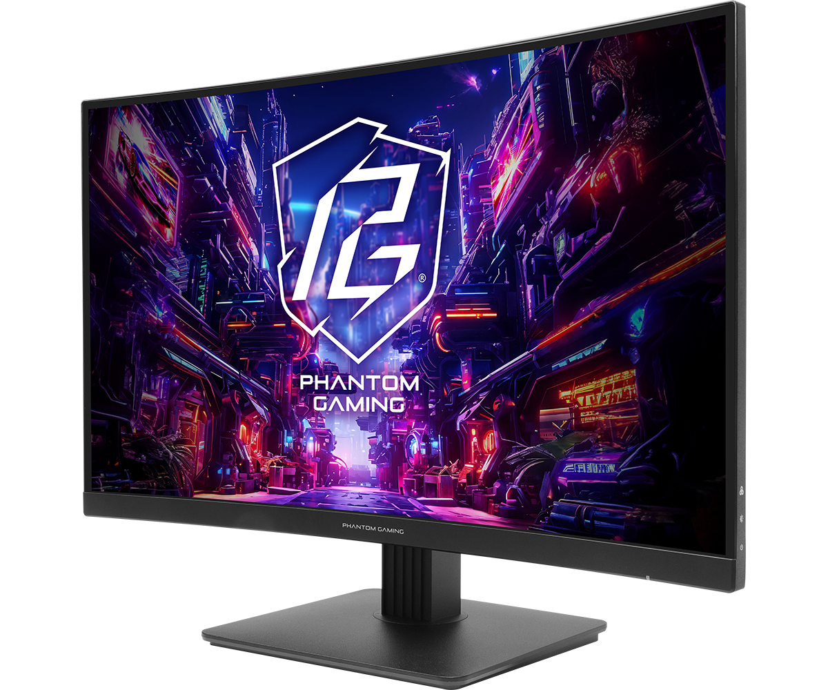ASRock PG27QRT1B computer monitor 68.6 cm 27 2560 x 1440 px QHD Black - Flachbildschirm (TFT/LCD) - 68,6 cm, Ansicht 3