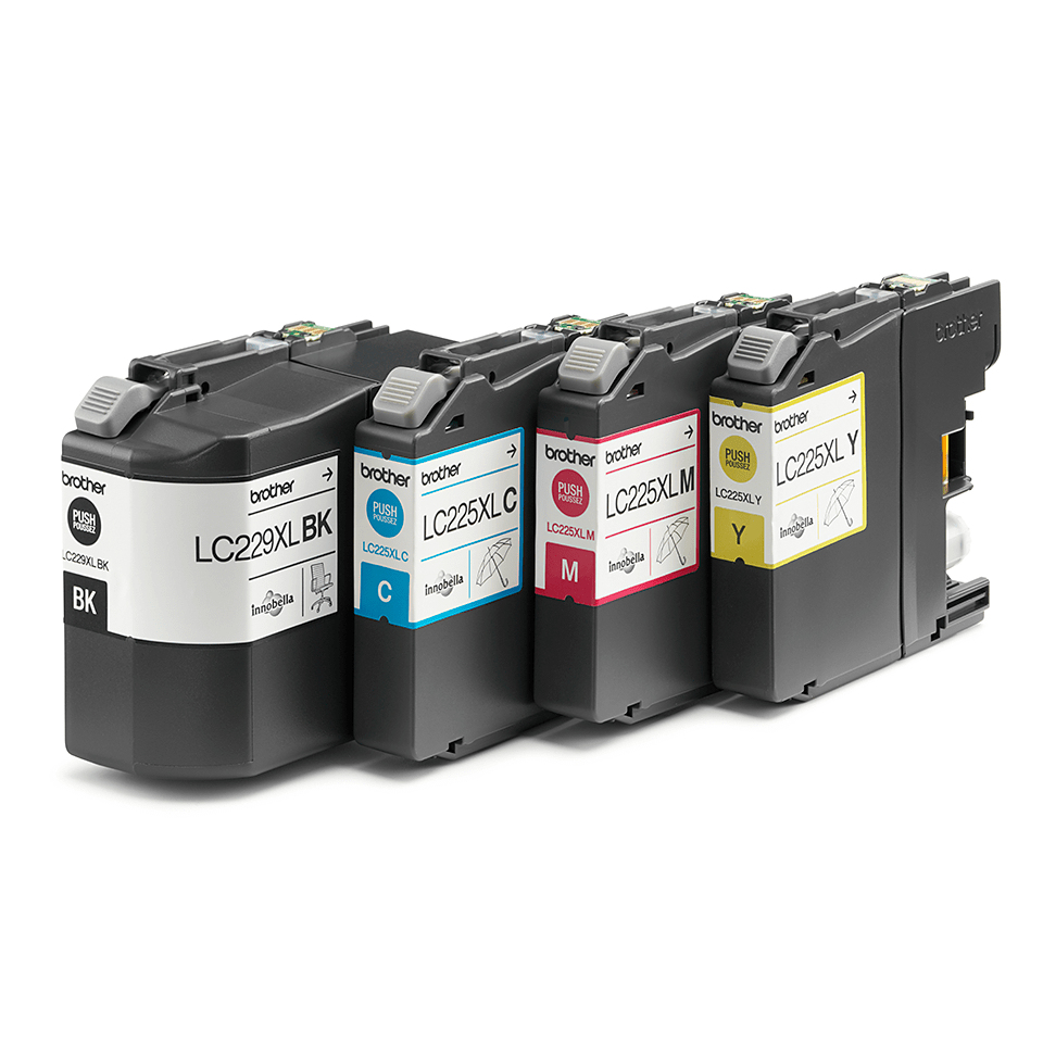 Brother LC229XLVALBP - 4er-Pack - Schwarz, Gelb, Cyan, Magenta, Ansicht 4