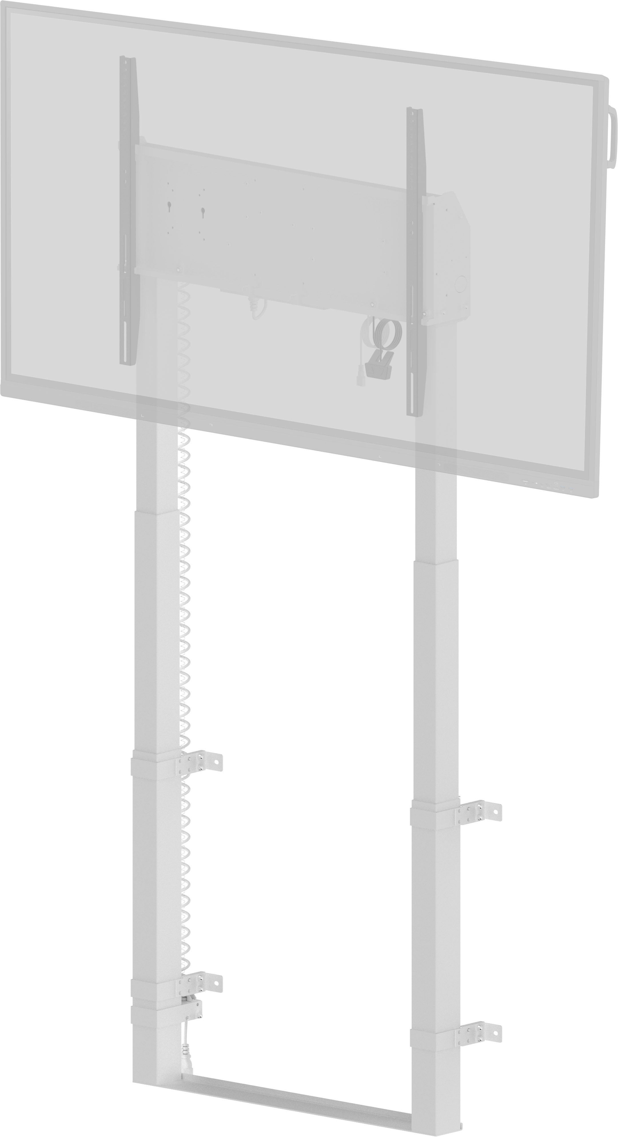 Iiyama MD-WLIFT2031-W1 - Elektrolift - für Flachbildschirm - weiß (55-105), Ansicht 3