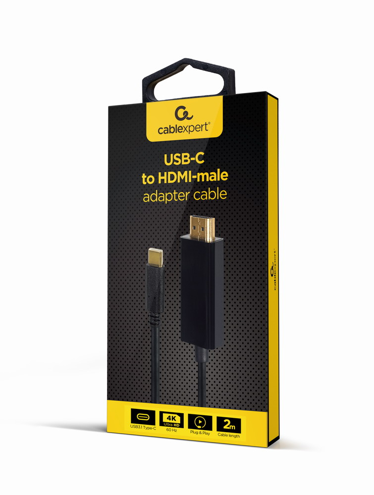 Gembird Cablexpert - Adapterkabel - 24 pin USB-C männlich zu HDMI männlich, Ansicht 2