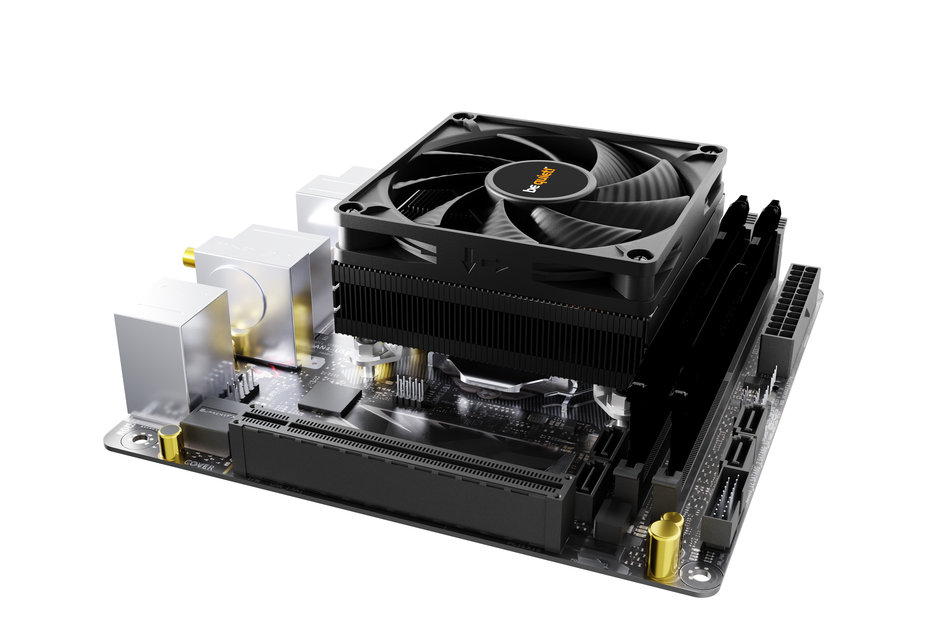 Revoltec be quiet! Pure Rock LP - Prozessor-Luftkühler - (für: LGA1155, LGA1150, LGA1151, AM4, LGA1200, LGA1700, AM5), Ansicht 4