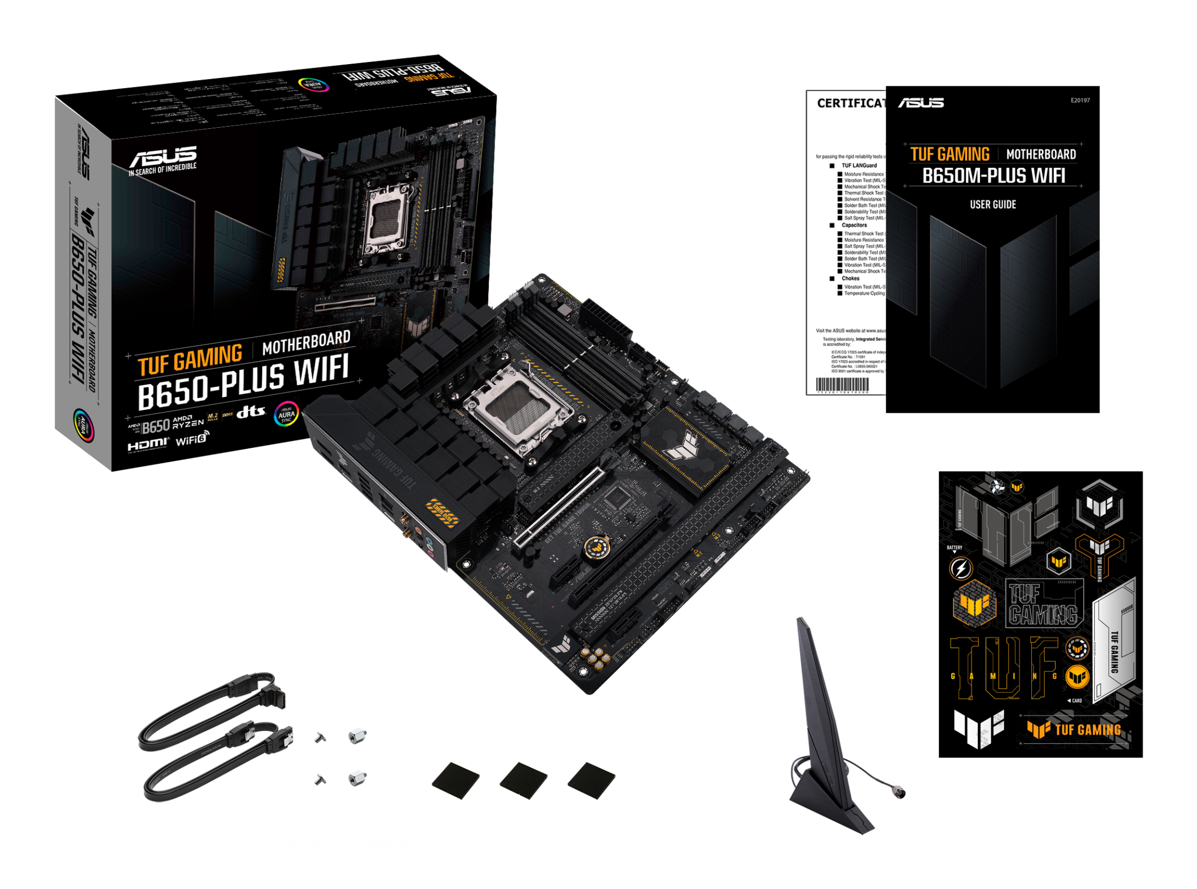 ASUS TUF Gaming B650-Plus WiFi - Motherboard - ATX - Socket AM5 - AMD B650 Chipsatz, Ansicht 3