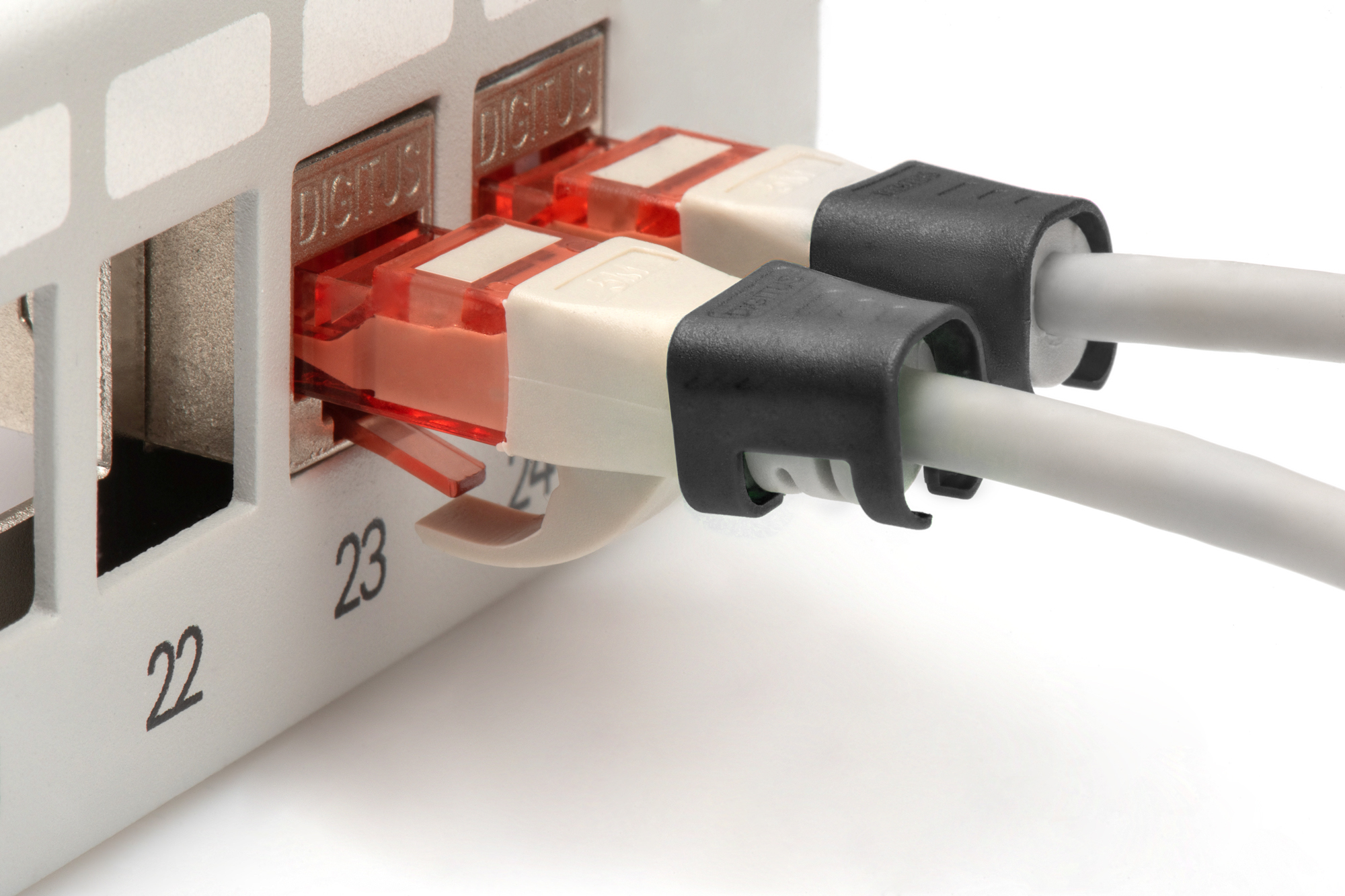DIGITUS Farbclips für Patchkabel - Schwarz, Ansicht 4