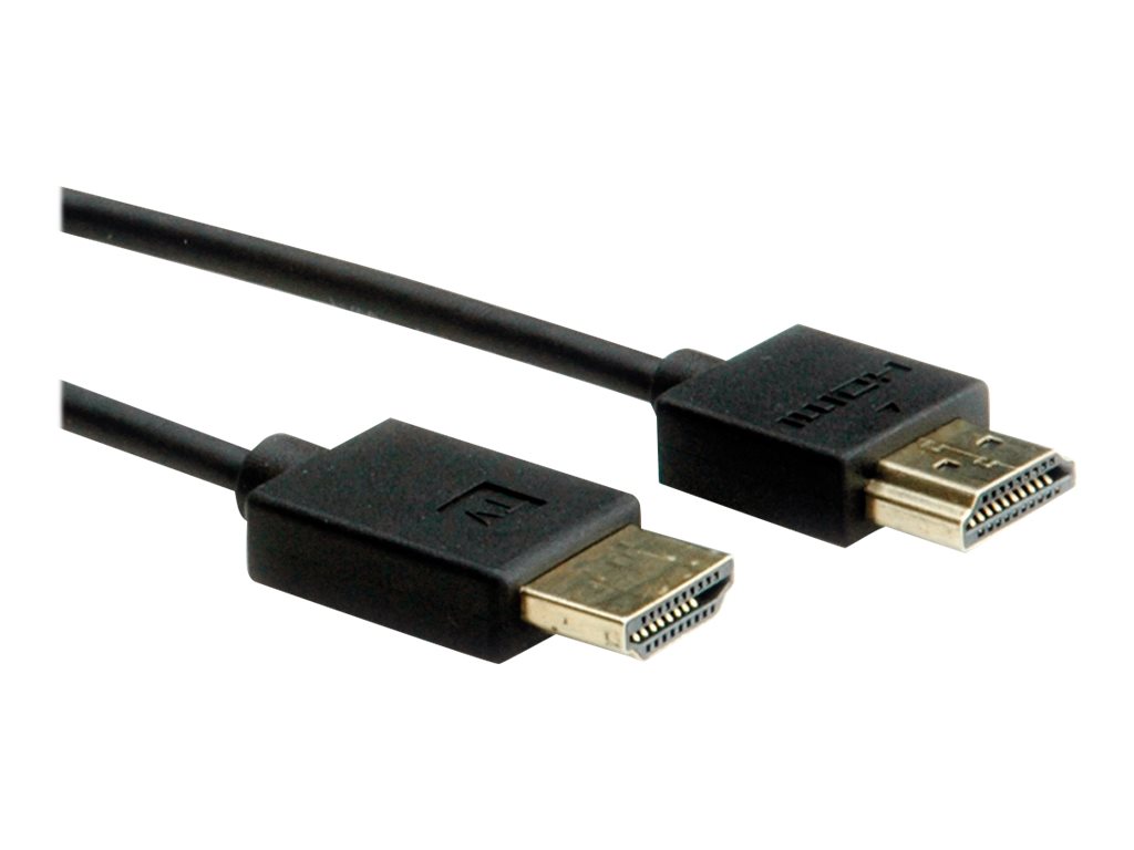 ROLINE HDMI-Kabel mit Ethernet - HDMI männlich zu HDMI männlich