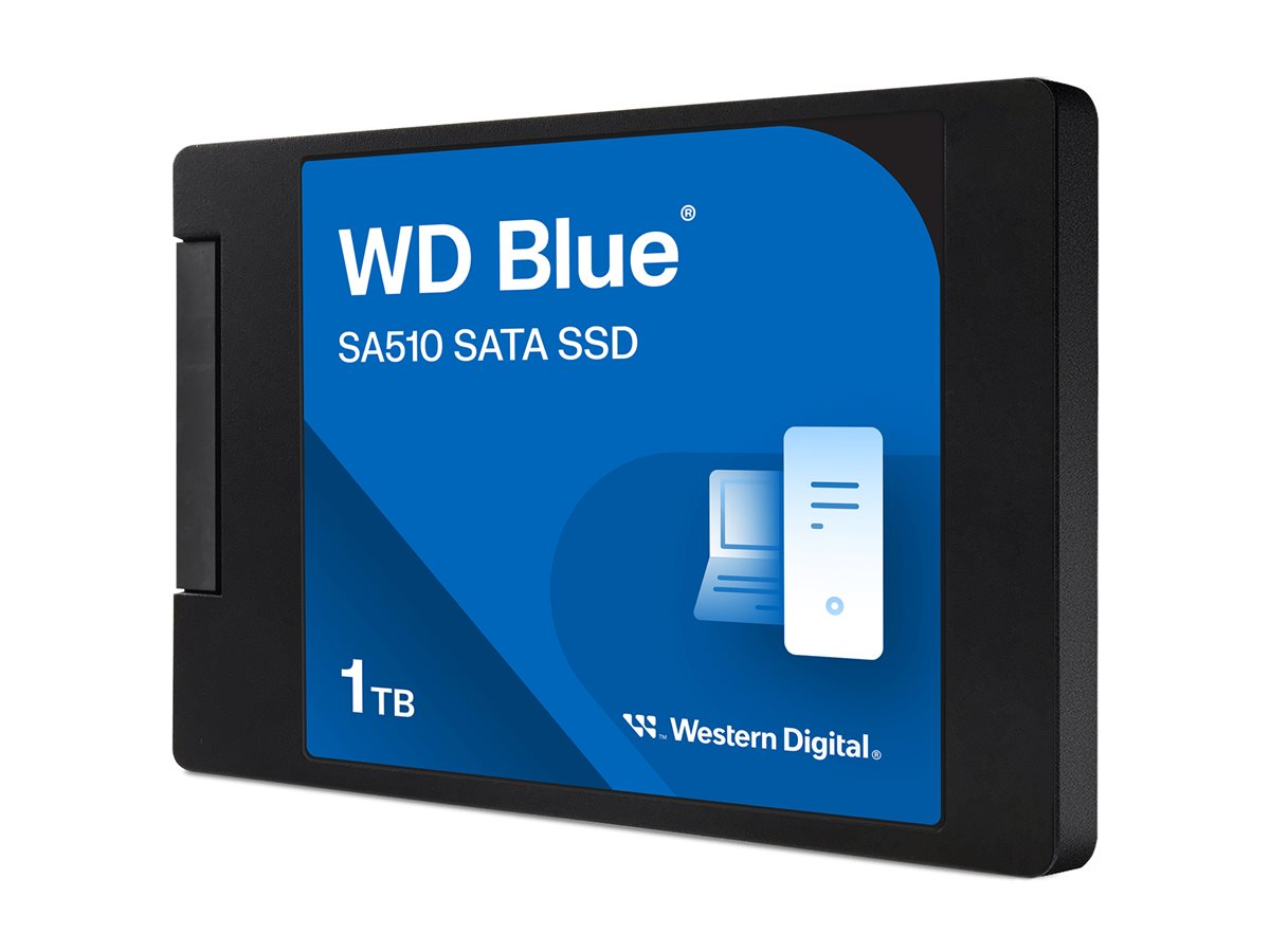 WD Blue SA510 WDS100T3B0A-00AXR0 - SSD - 1 TB - intern - 2.5" (6.4 cm)