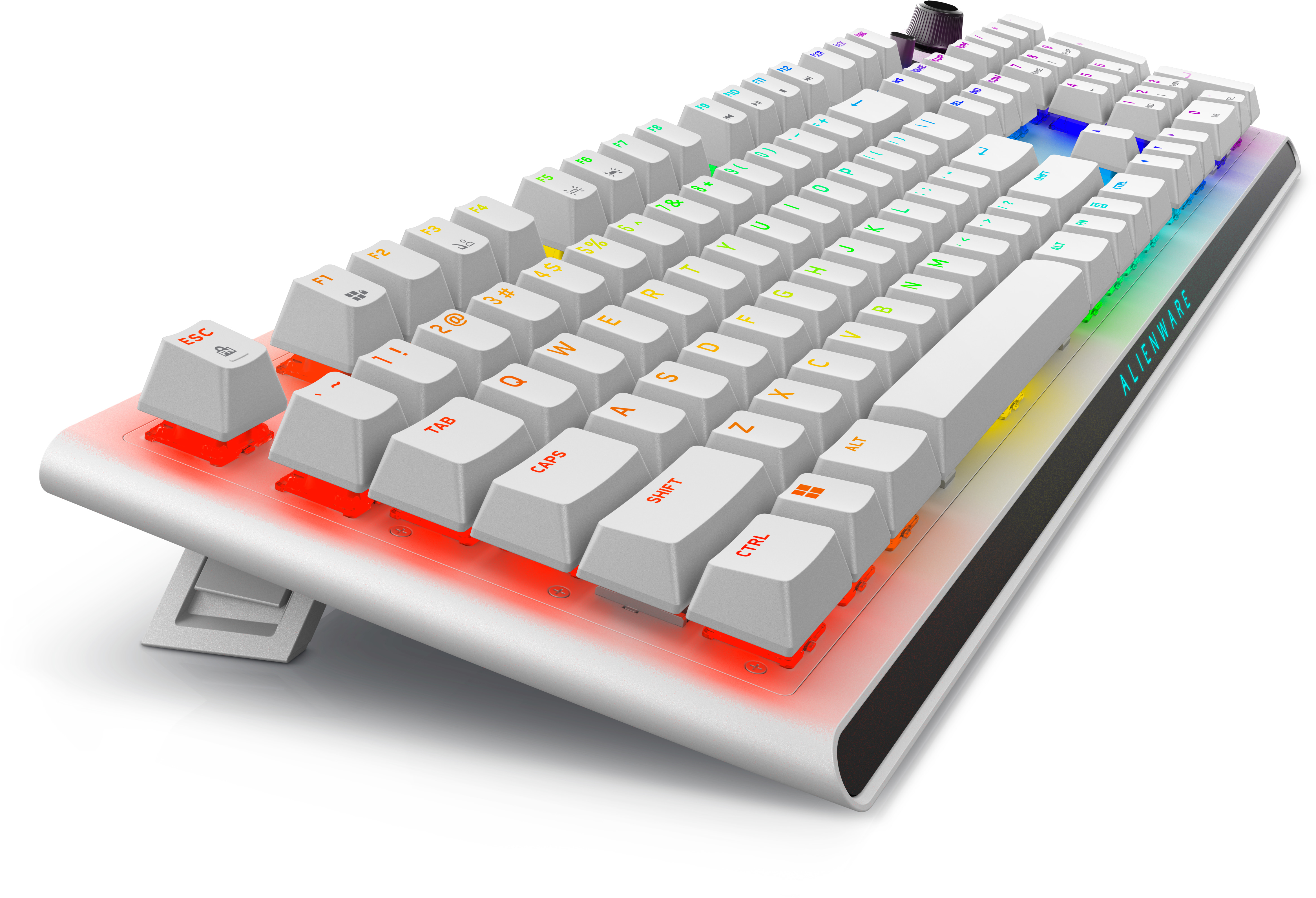 Dell Alienware Tri-Mode AW920K - Tastatur - AlienFX Per-Key RGB / 16,8 Millionen Farben - TL: US, QWERTY, Ansicht 2