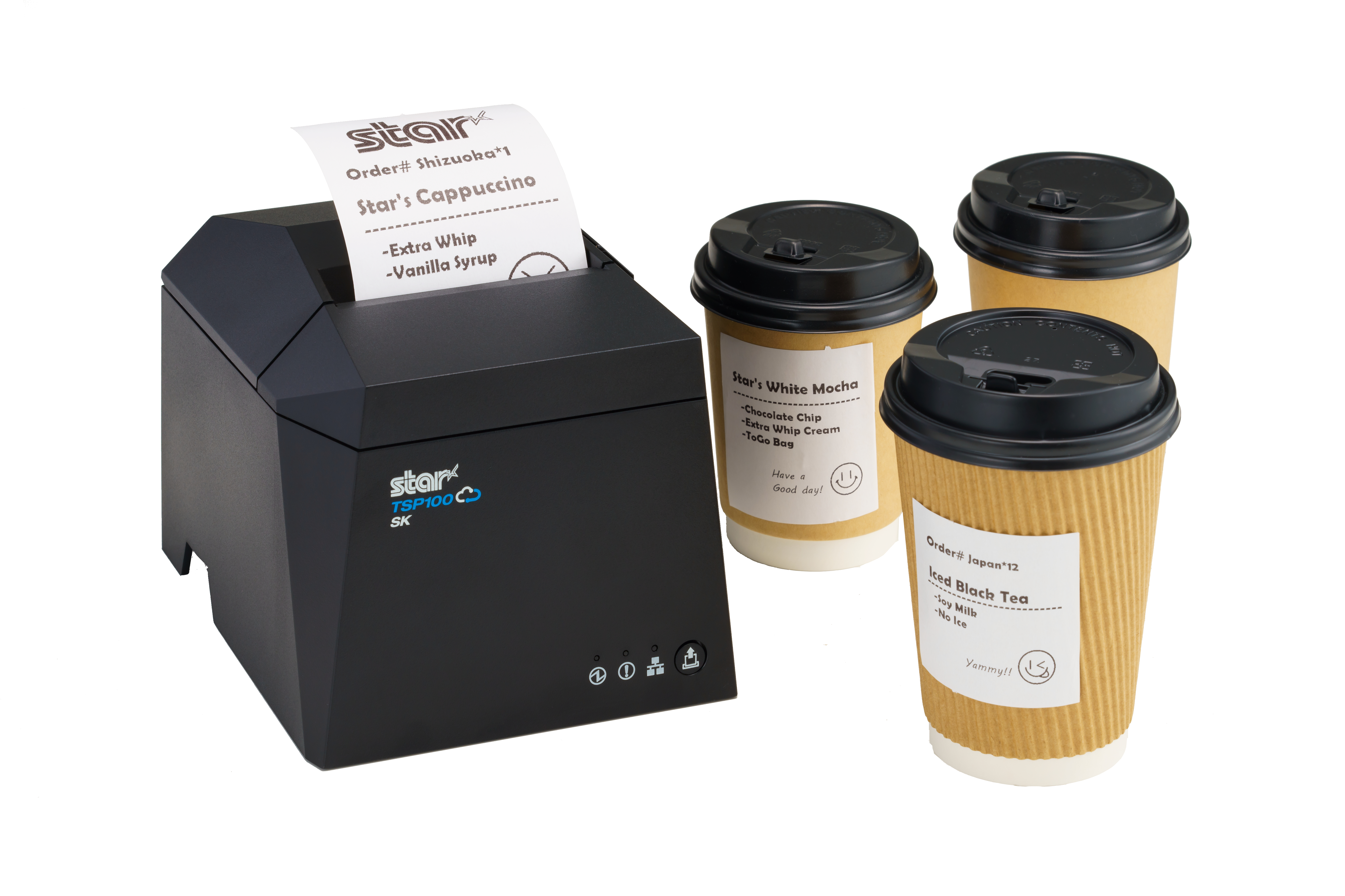 Star Micronics  Direct Thermal Linerless Label Printer 40¦ 80mm Widths Cutter USB-C - POS-Drucker - Drucker, Ansicht 4