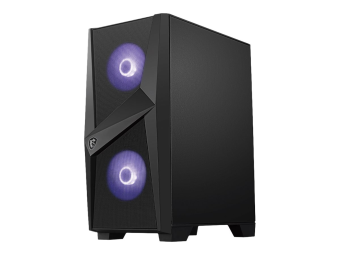 MSI MAG Forge 100M - Tower - ATX - Seitenteil mit Fenster (gehärtetes Glas)