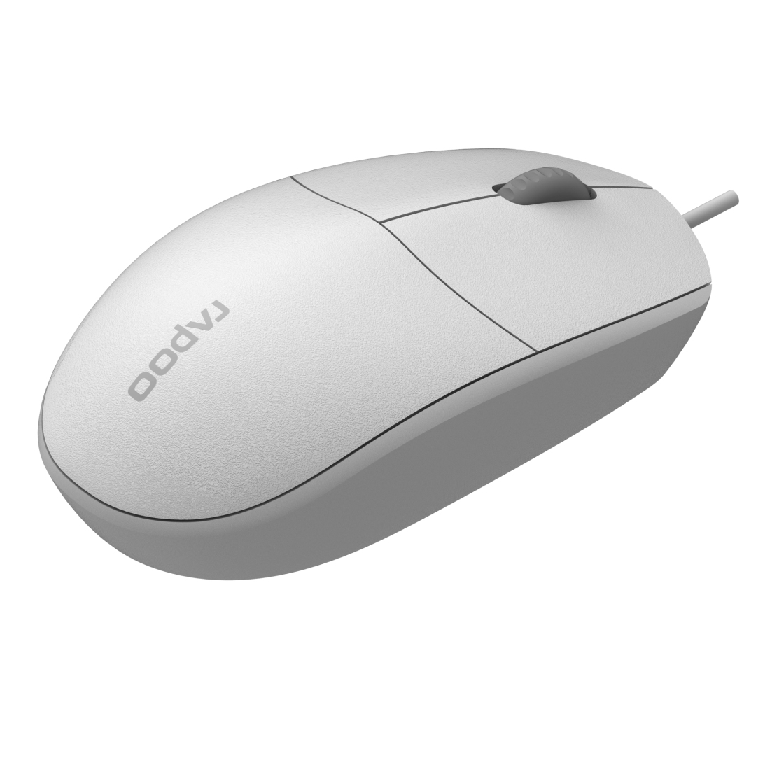 Rapoo N100 - Beidhändig - Optisch - 1600 DPI - Weiß, Ansicht 4