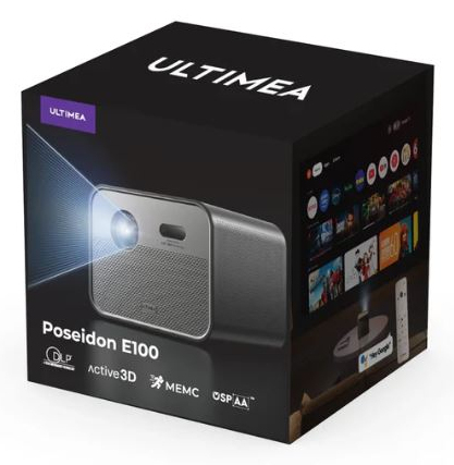 Ultimea Projektor Poseidon E100 DLP - Digital-Projektor - DLP/DMD, Ansicht 3