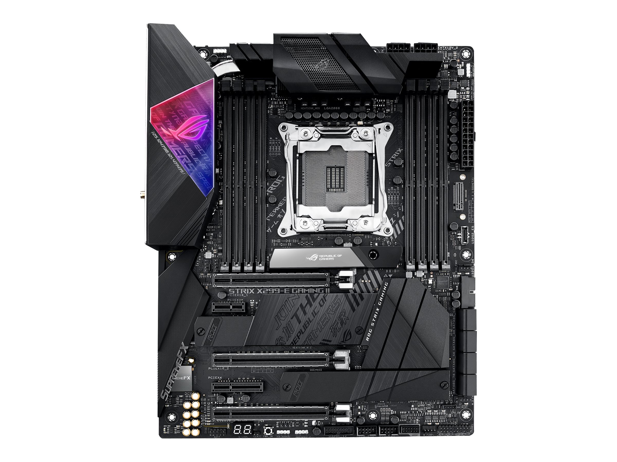 ASUS ROG STRIX X299-E GAMING II - Motherboard - ATX - LGA2066 Socket - X299 - USB-C Gen2, USB 3.2 Gen 1, USB 3.2 Gen 2 -