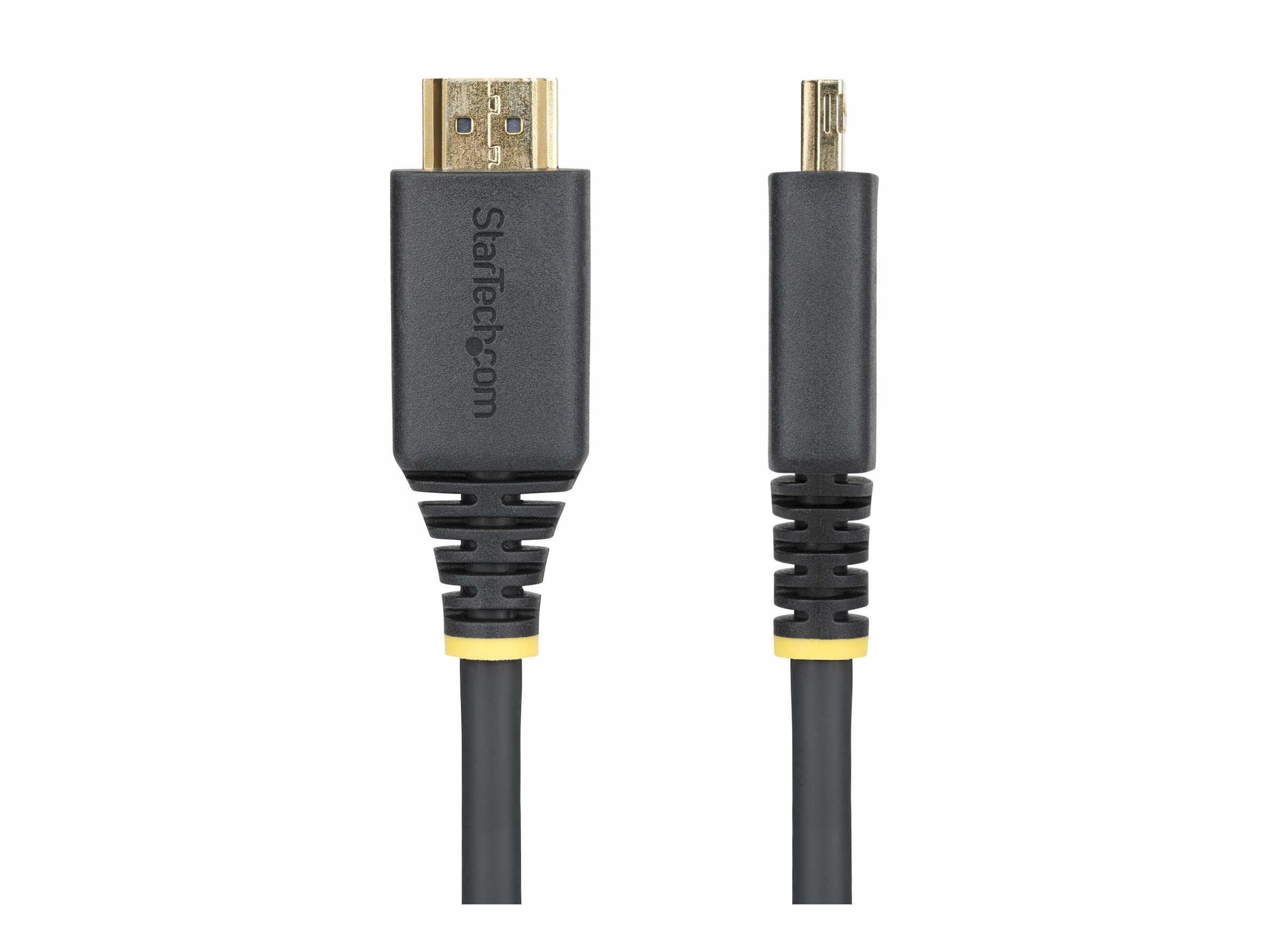 StarTech.com High Speed - HDMI-Kabel - HDMI männlich zu HDMI männlich - 30 cm - abgeschirmt - Schwarz - halogenfrei, passiv, 4K60Hz-Unterstützung, 1440p (UWQHD)